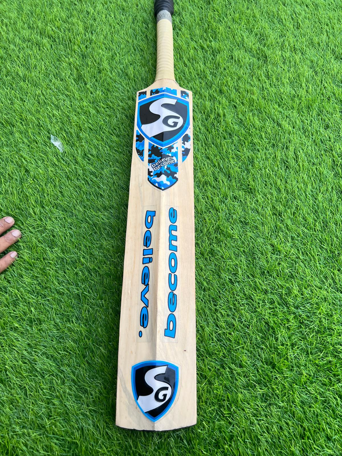 4158-SG Kashmiri Willow Cricket Bat | Robust Hardball Bat for Power & Precision