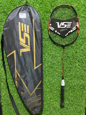4466-VSE Badminton Racket – Lightweight 5U Carbon Fiber, Head-Heavy Balance, G5 Grip