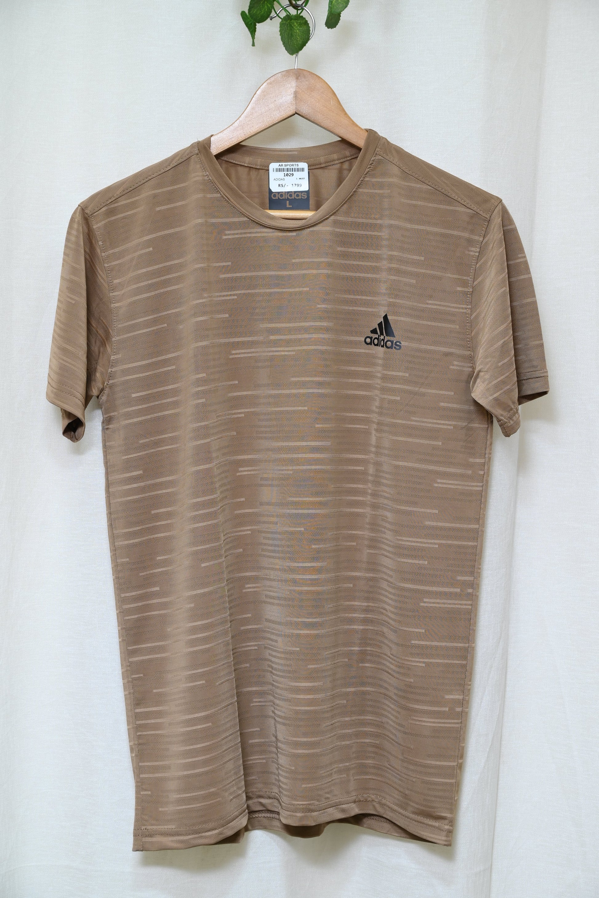 1029-Sporty Smart Fit Men’s Shirt with Adidas Logo – Perfect for Work & Weekend