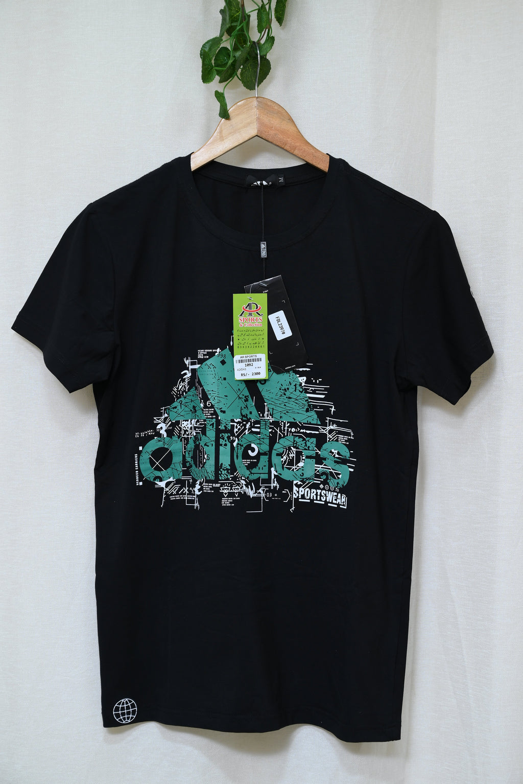 1092-Men's Casual Printed Shirt – Smart Fit, Stretchable Cotton, Round Neck