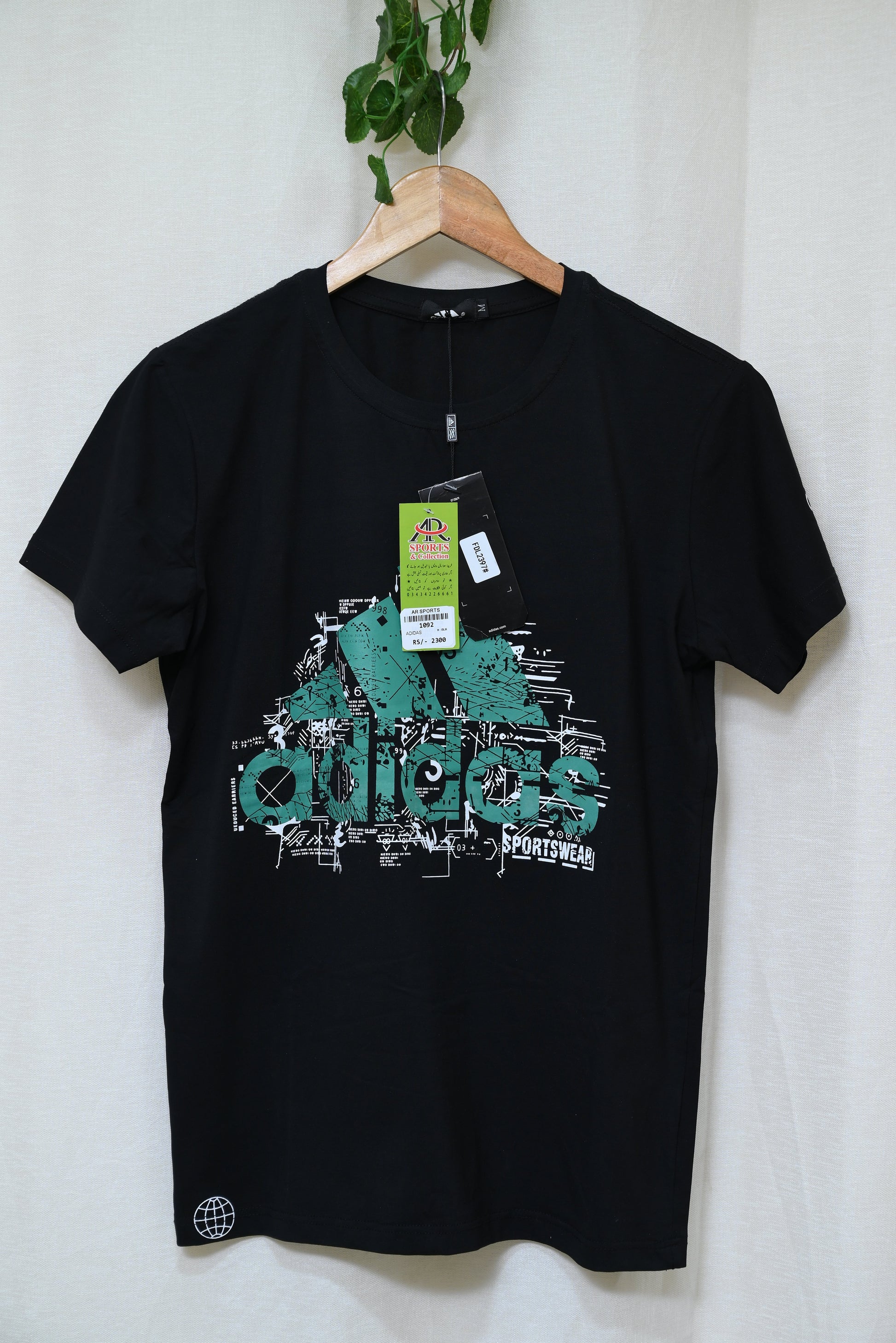 1092-Men's Casual Printed Shirt – Smart Fit, Stretchable Cotton, Round Neck