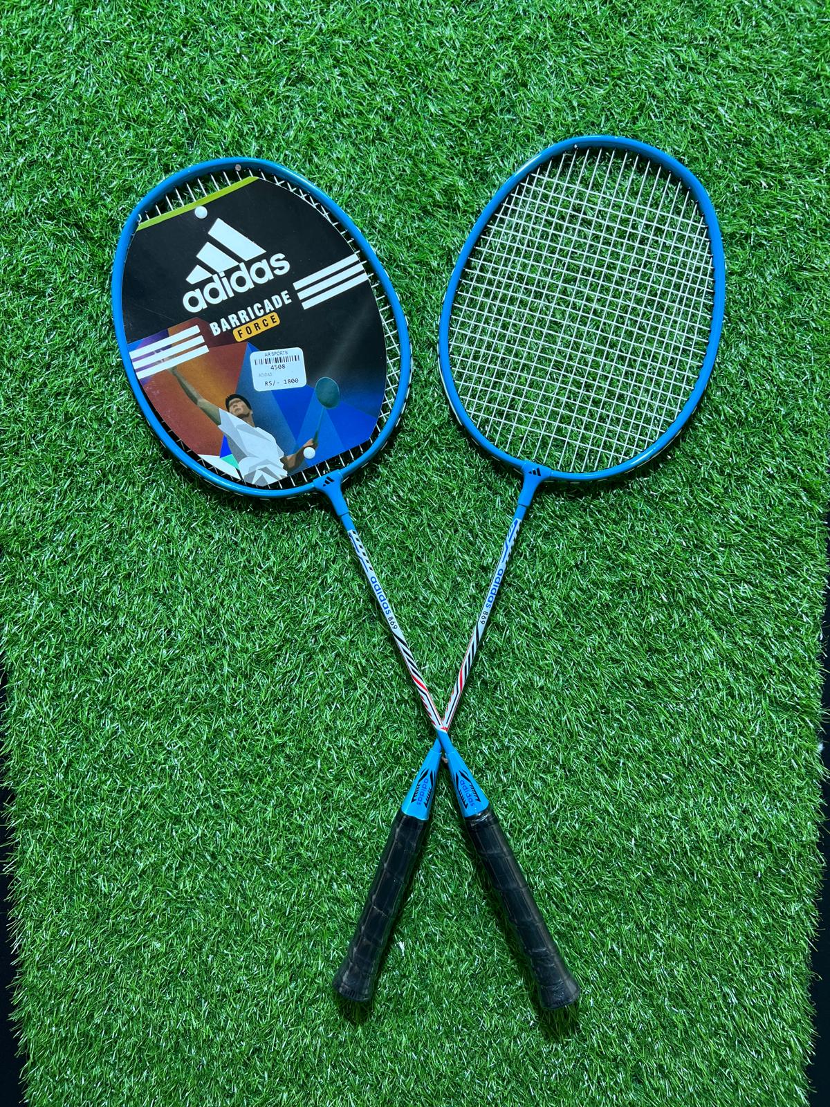 4508-Adidas Professional Badminton Racket – Head-Heavy Balance, Up to 30lbs Tension