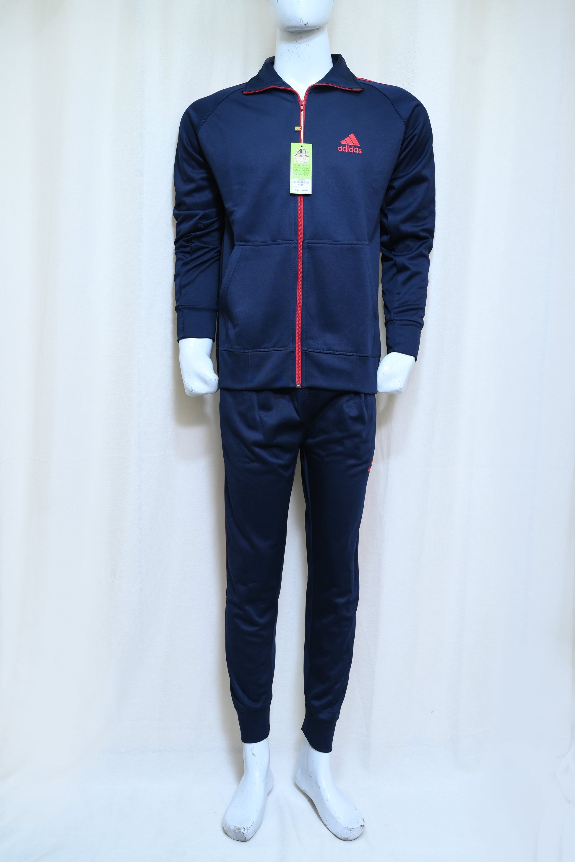 6215-Men’s Adidas Micro Fleece Tracksuit with Zipper – Comfortable & Stylish Sportswear