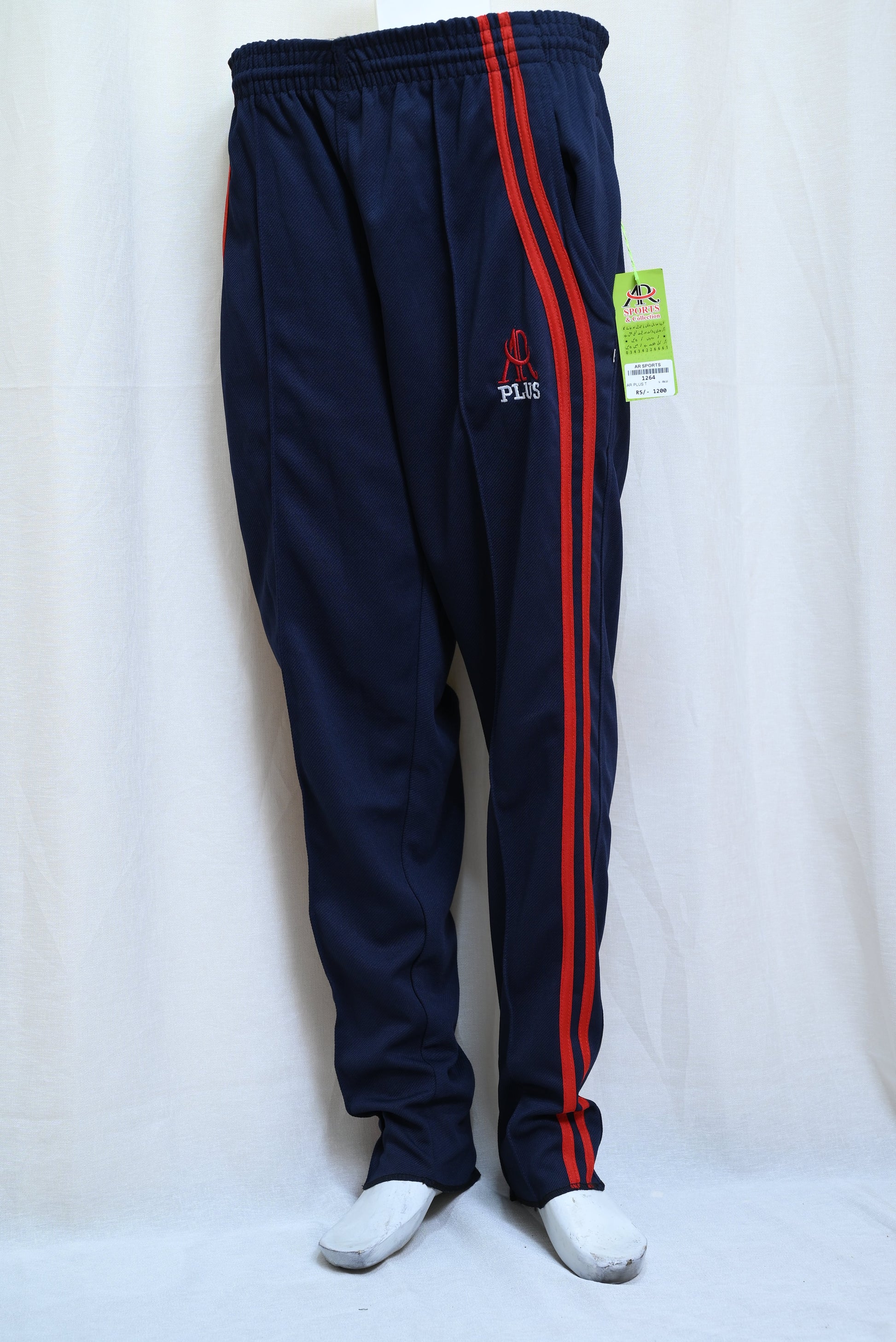 1264-Comfortable Regular Slim Fit Fine Interlock Pants with Stylish Side Sublimation