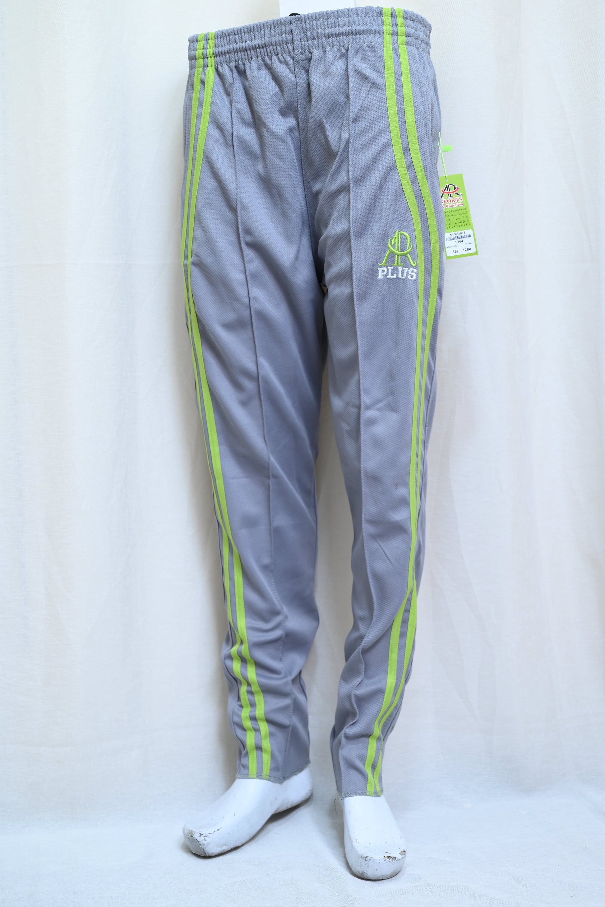 1264-Comfortable Regular Slim Fit Fine Interlock Pants with Stylish Side Sublimation