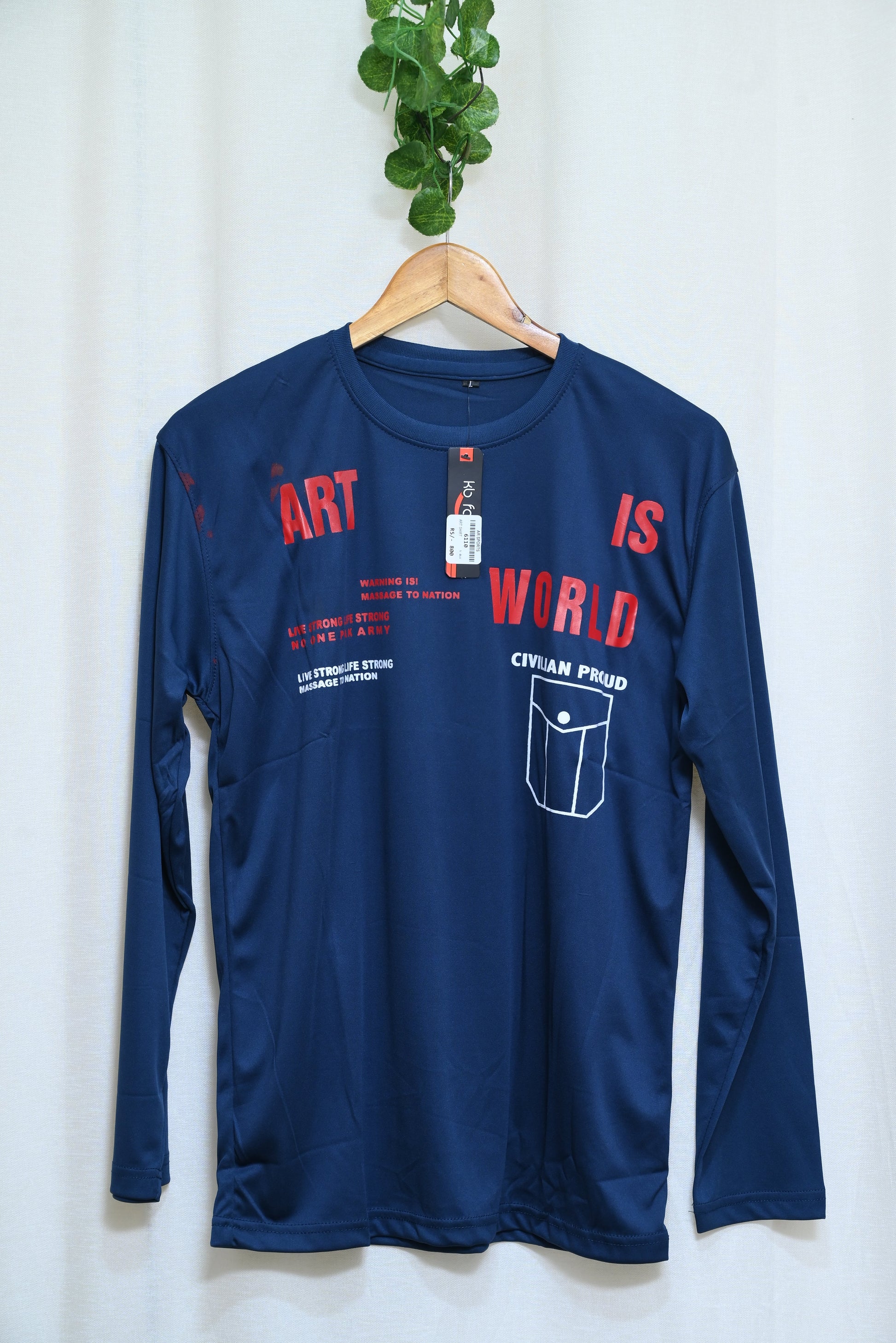 6110-Men’s Art Shirt – Unique Graphic Print, Premium Cotton & Creative Streetwear Style