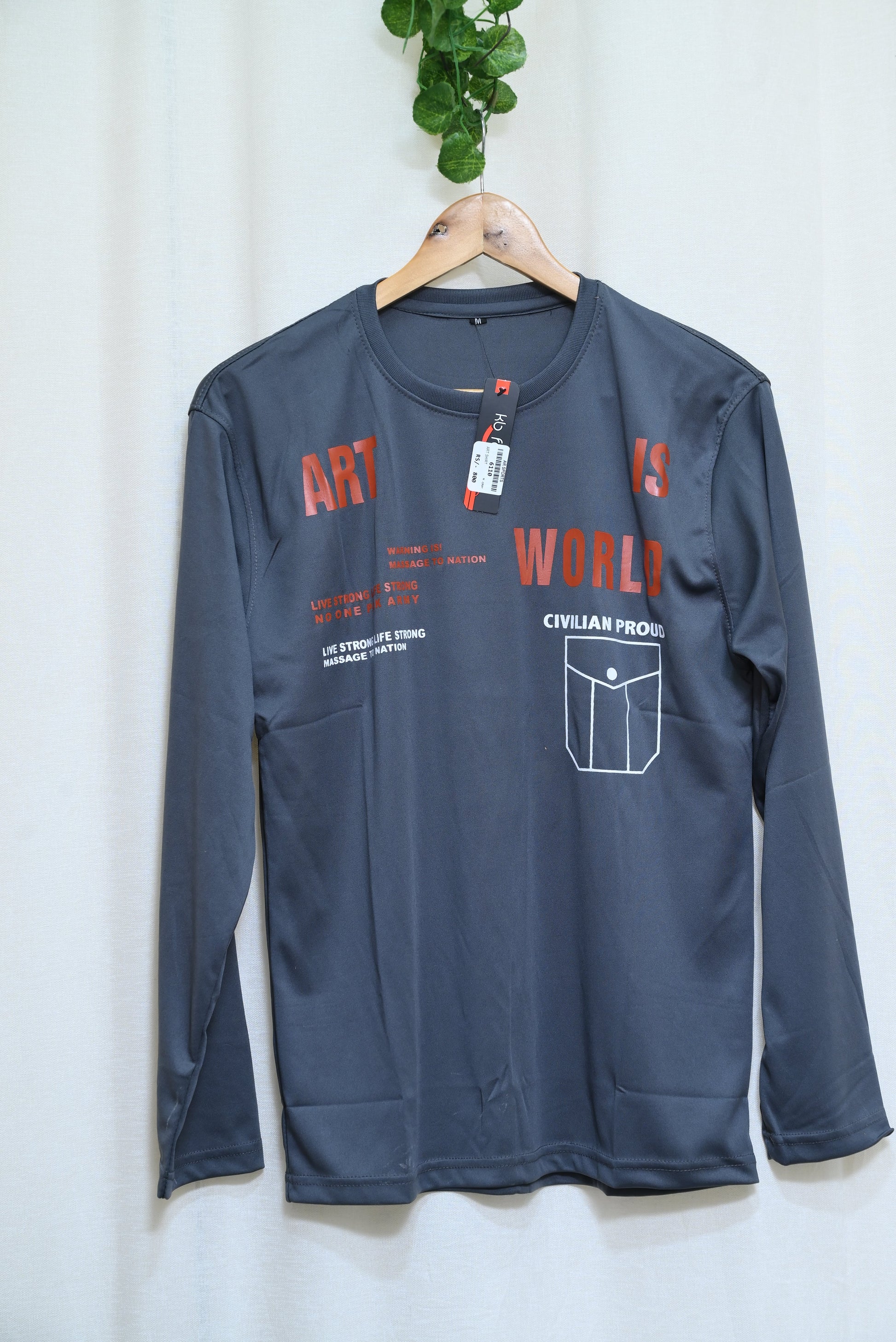 6110-Men’s Art Shirt – Unique Graphic Print, Premium Cotton & Creative Streetwear Style