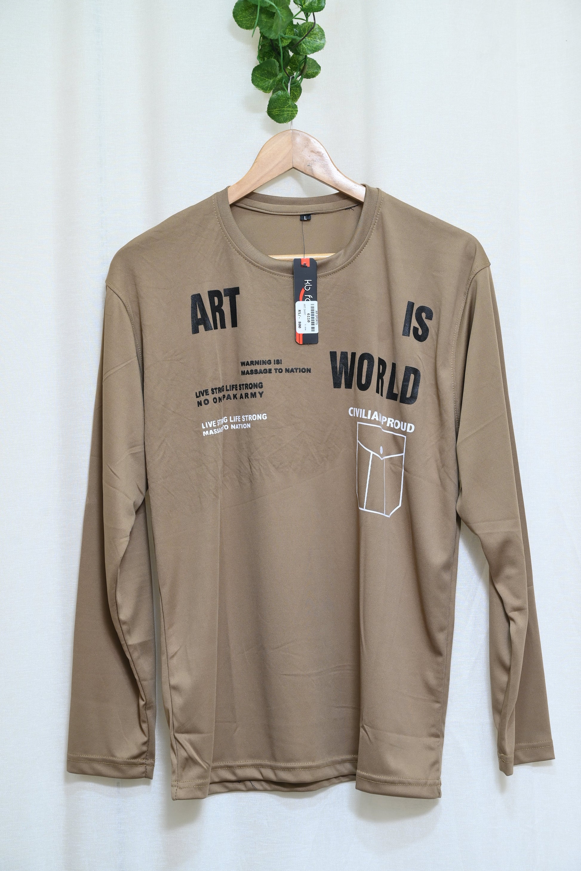 6110-Men’s Art Shirt – Unique Graphic Print, Premium Cotton & Creative Streetwear Style