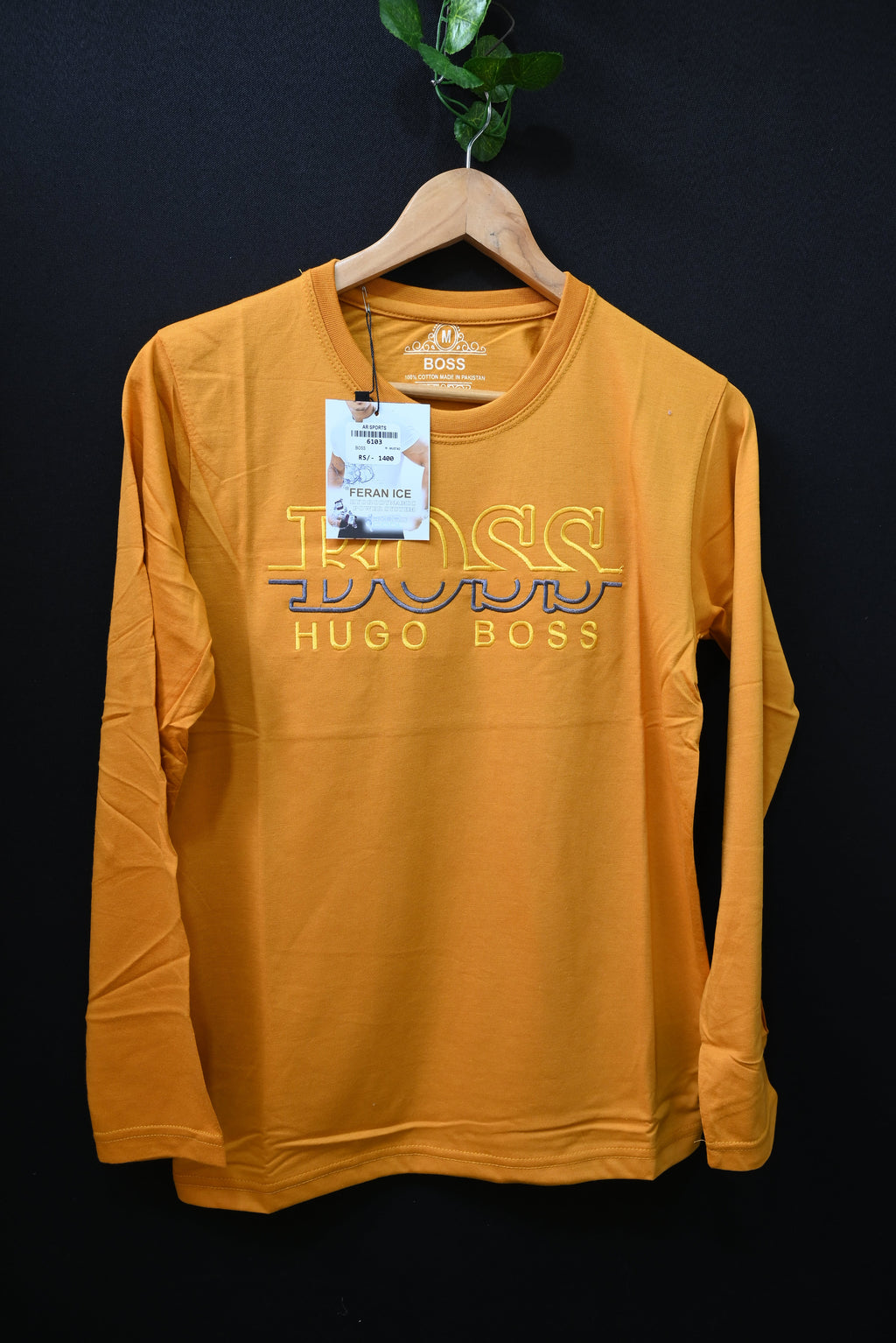 6103-BOSS Men’s Full Sleeve Shirt – Premium Fabric, Classic Fit & Stylish Everyday Wear