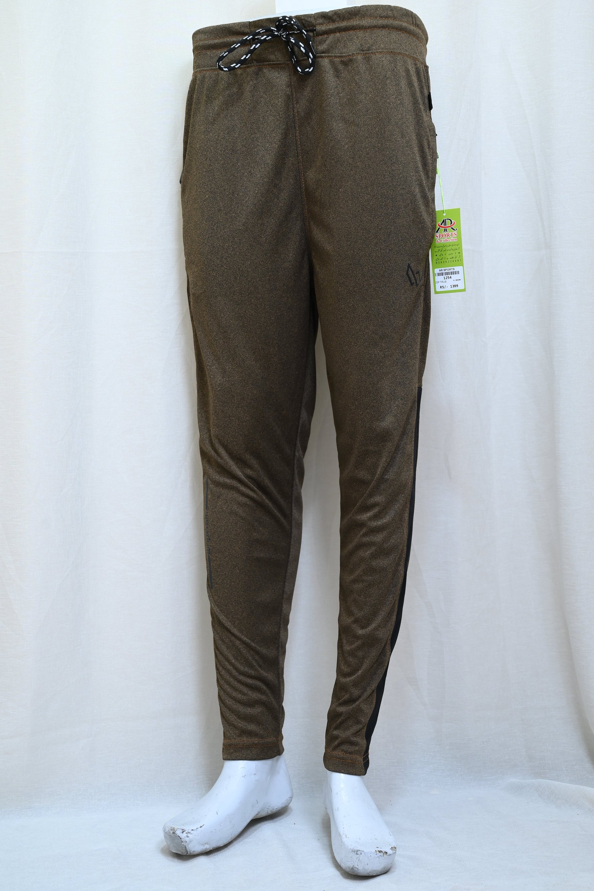 1254-Comfortable Fine CDP Pants – Regular Slim Fit with Zip Pockets