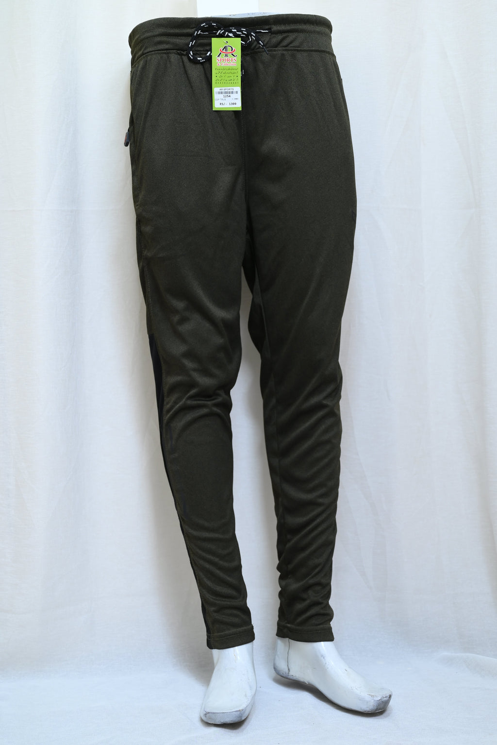 1254-Comfortable Fine CDP Pants – Regular Slim Fit with Zip Pockets