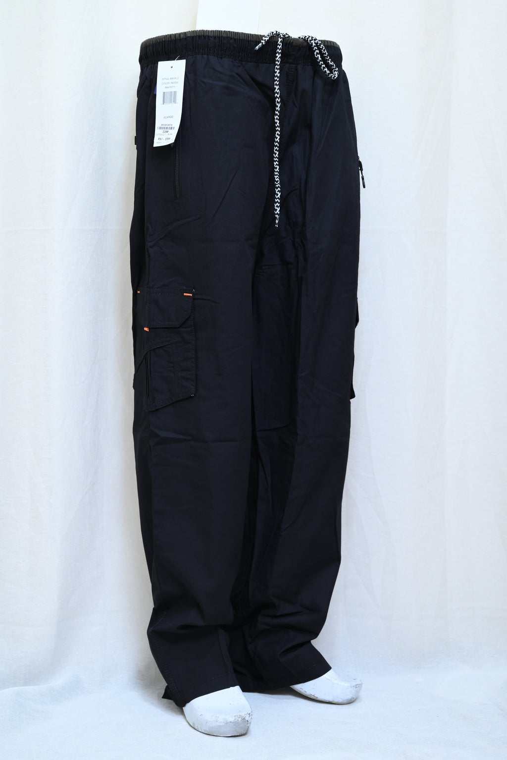 1260-China Cotton Pants with Elastic Waist and 4 Pockets – Stylish & Comfortable