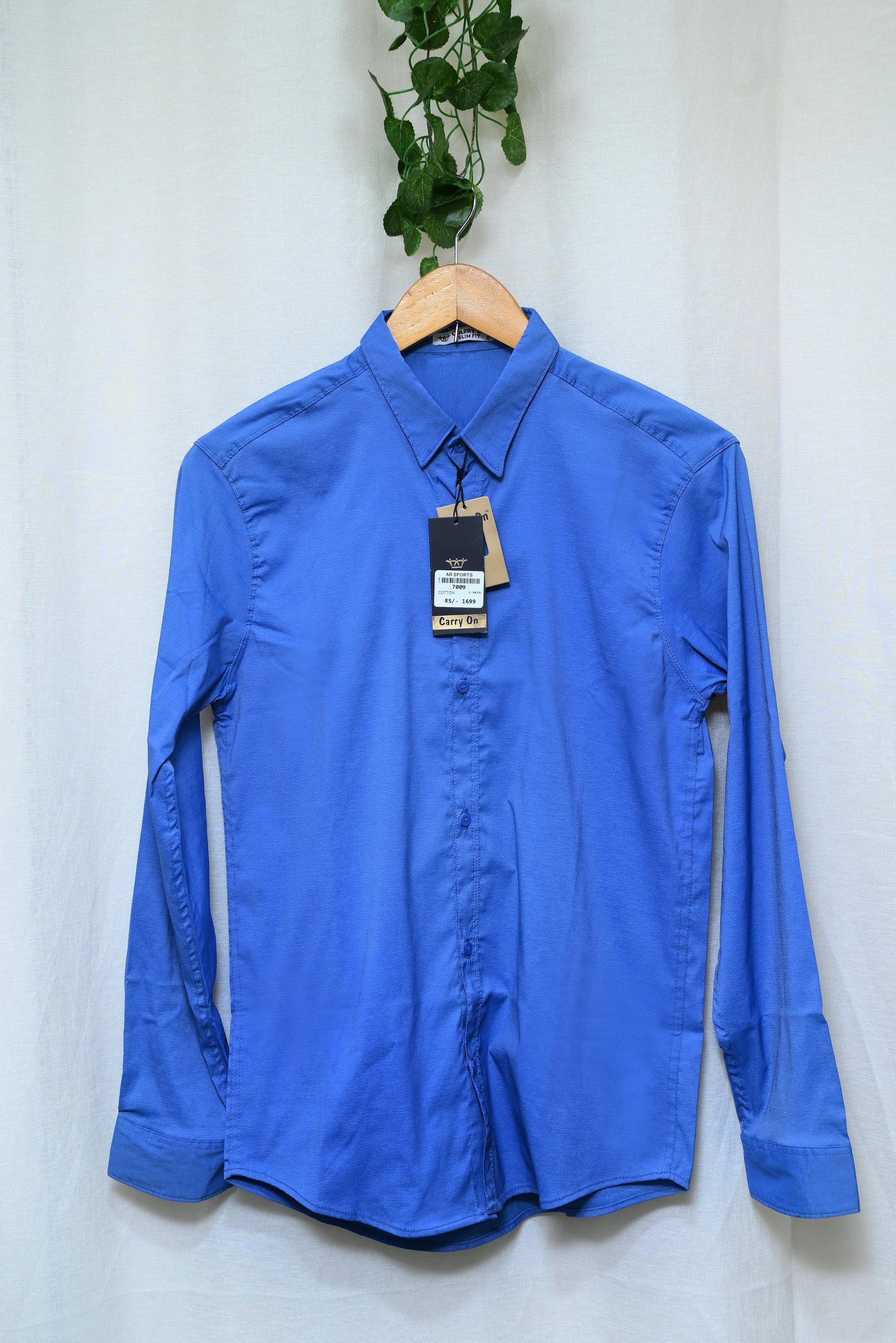 7009-Smart Fit Men’s Casual Shirt – Stretchable & Classic Button-Up