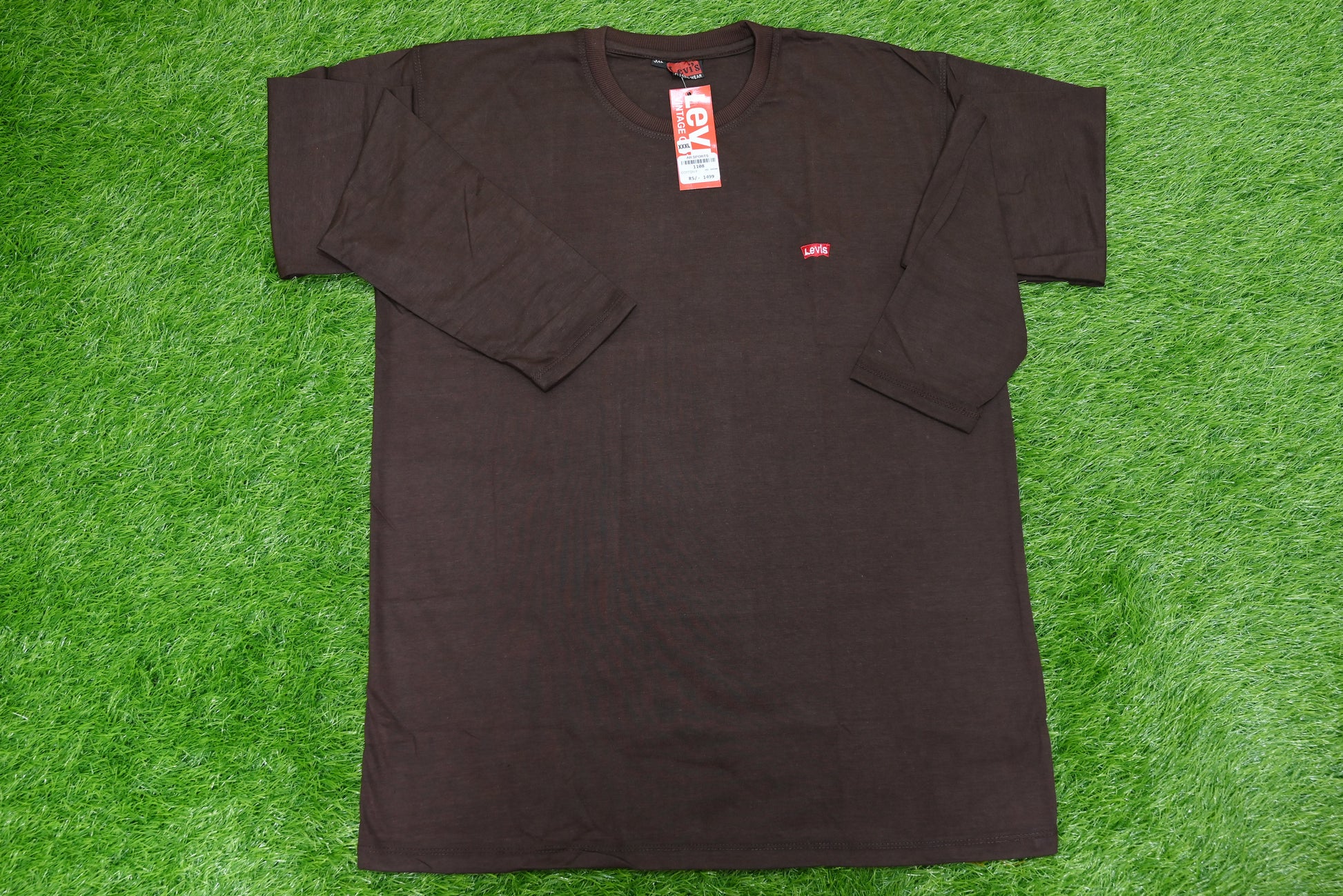 1108-Men’s Organic Cotton Jersey Shirt with Classic Collar & Tailored Fit