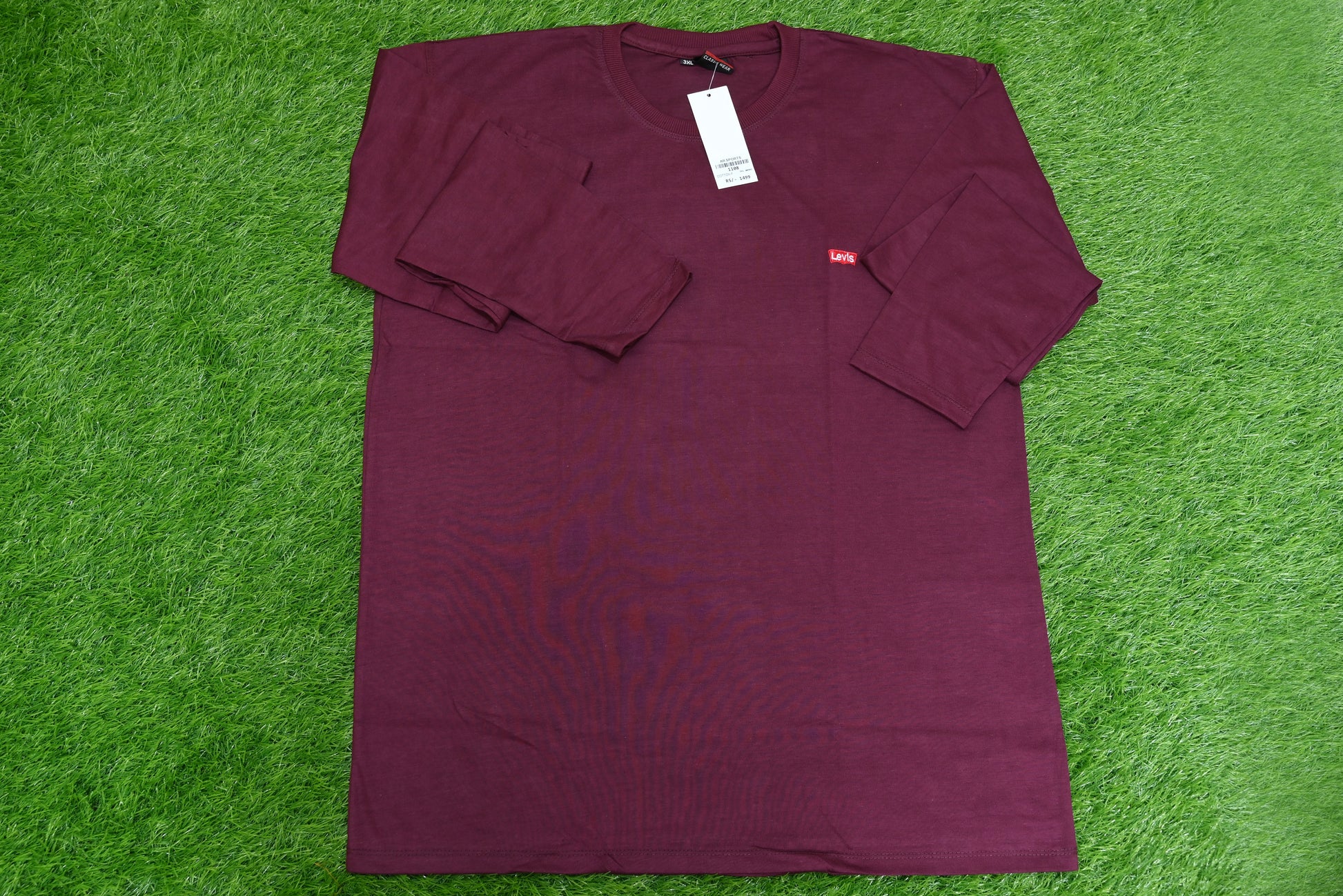 1108-Men’s Organic Cotton Jersey Shirt with Classic Collar & Tailored Fit