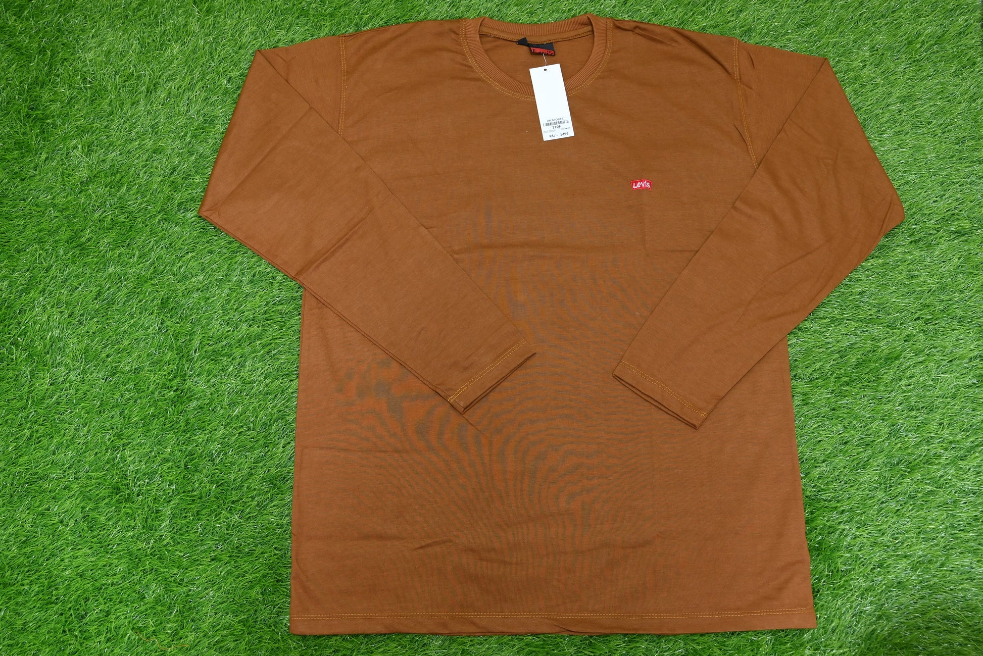 1108-Men’s Organic Cotton Jersey Shirt with Classic Collar & Tailored Fit