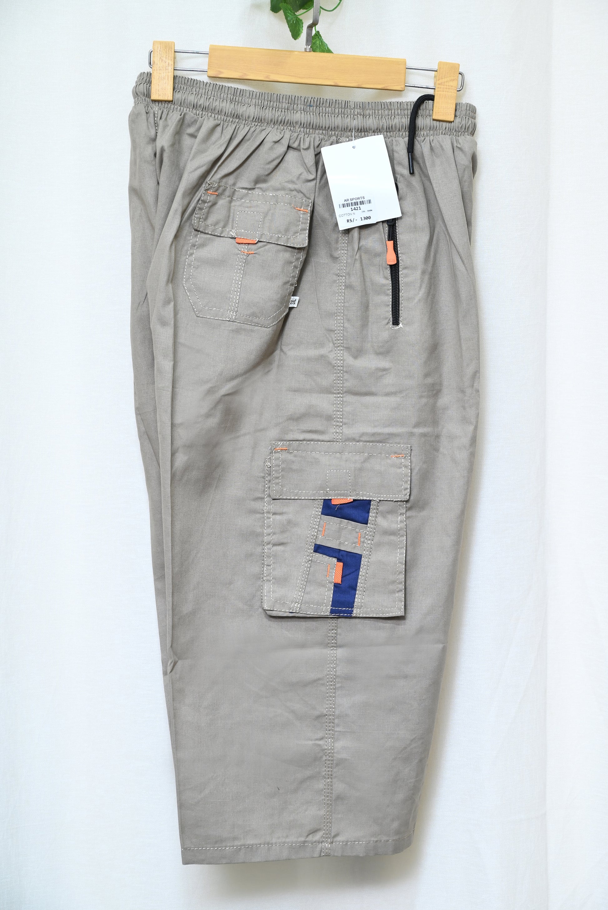 1421-Long Utility Nikker for Men – Breathable 6-Pocket Summer Shorts