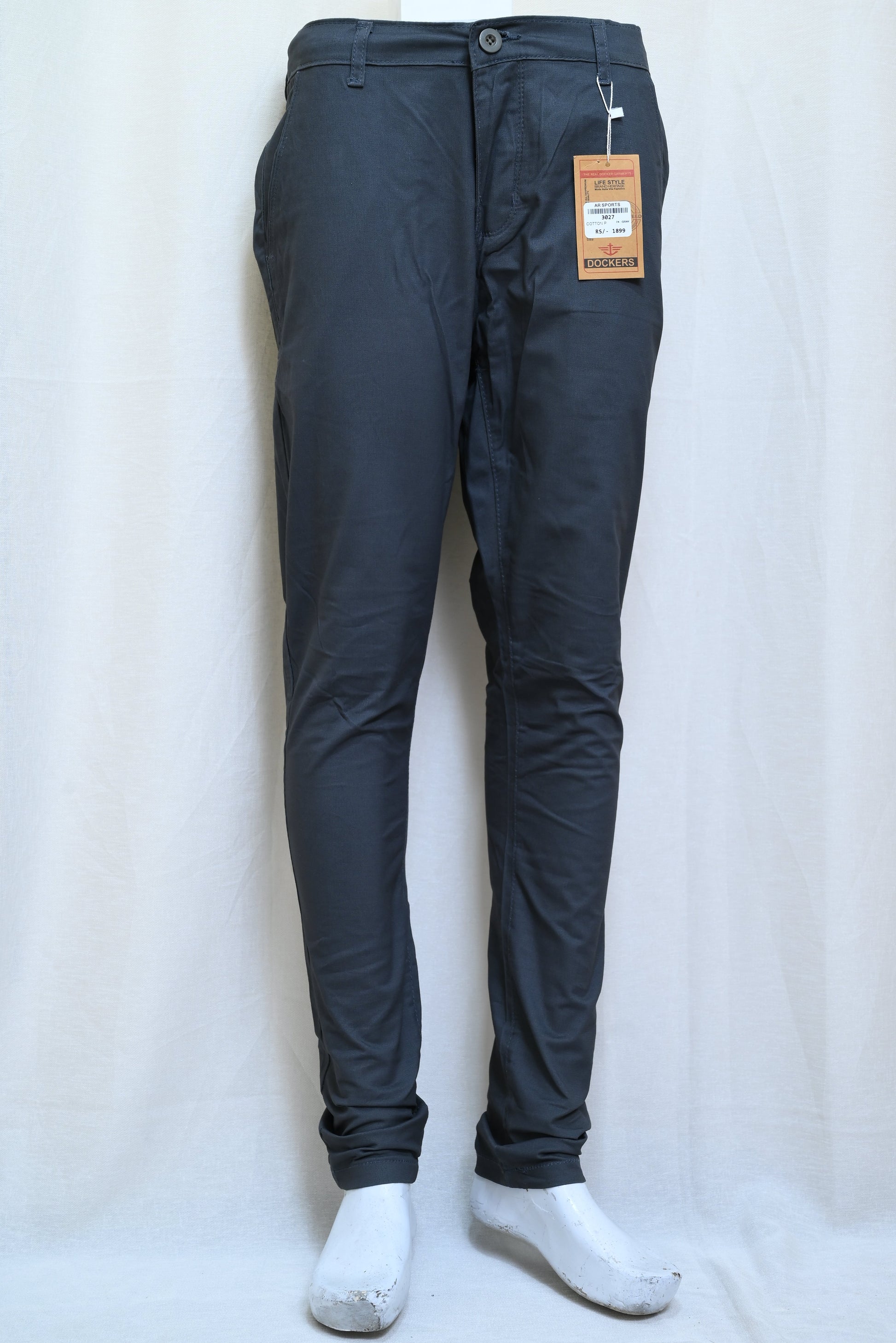 3027-Smart Fit Cotton Pants for Men – Narrow Bottom, Excellent Stitching