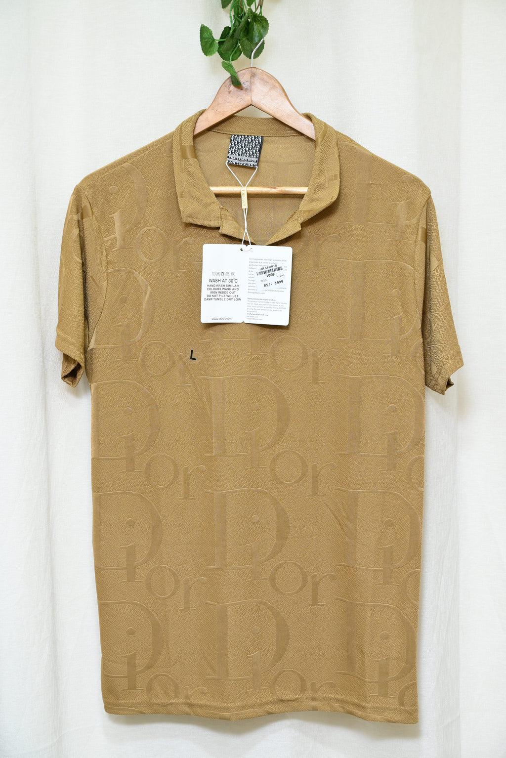 1009-Plain Custom Fit Cotton Shirt for Men – Collar Neck, Half Sleeves, Casual Wear