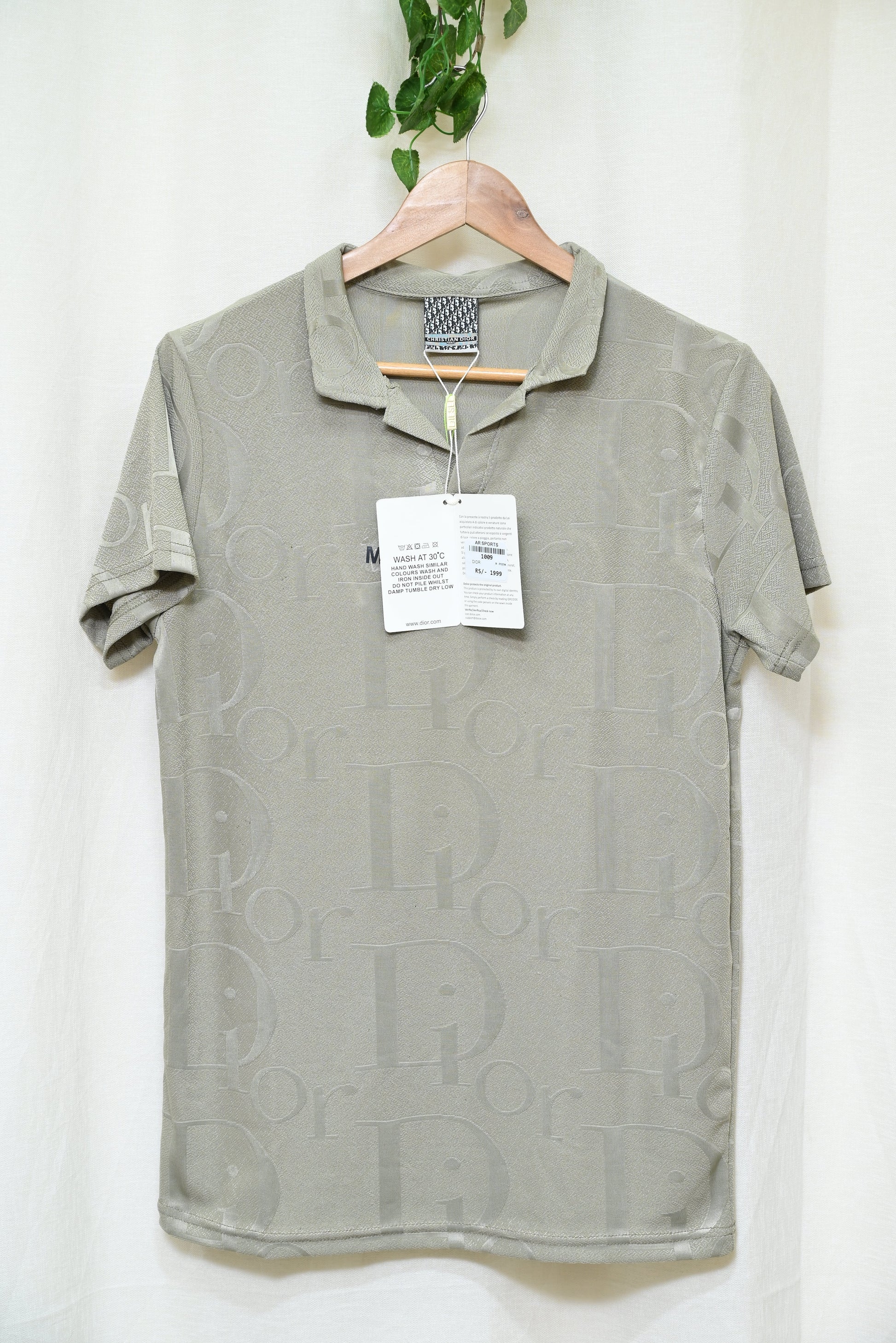 1009-Plain Custom Fit Cotton Shirt for Men – Collar Neck, Half Sleeves, Casual Wear