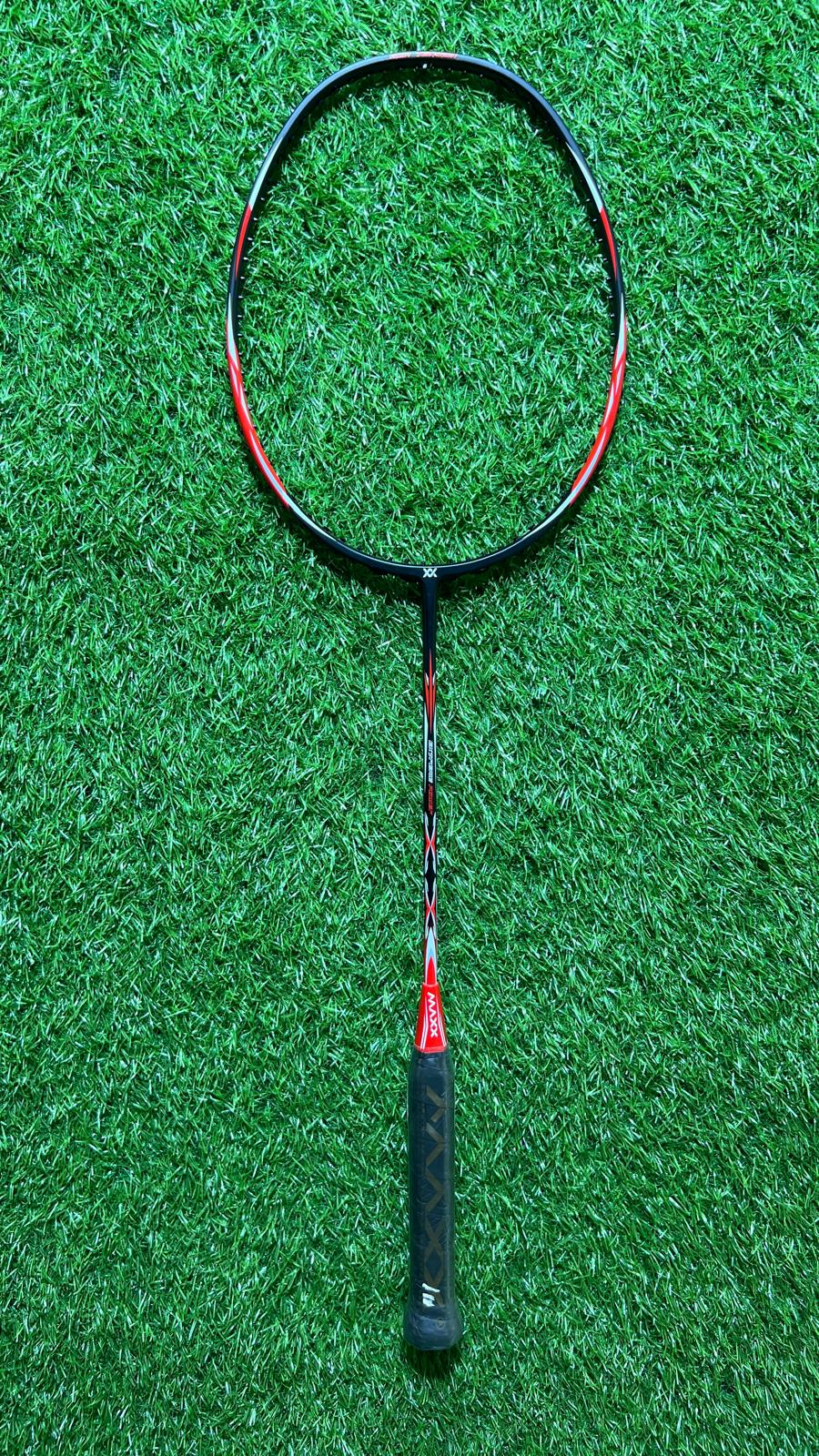 4477-EXTREEM Badminton Racket – Lightweight Carbon Frame, Head-Heavy Balance, 5U G5 for Power Play