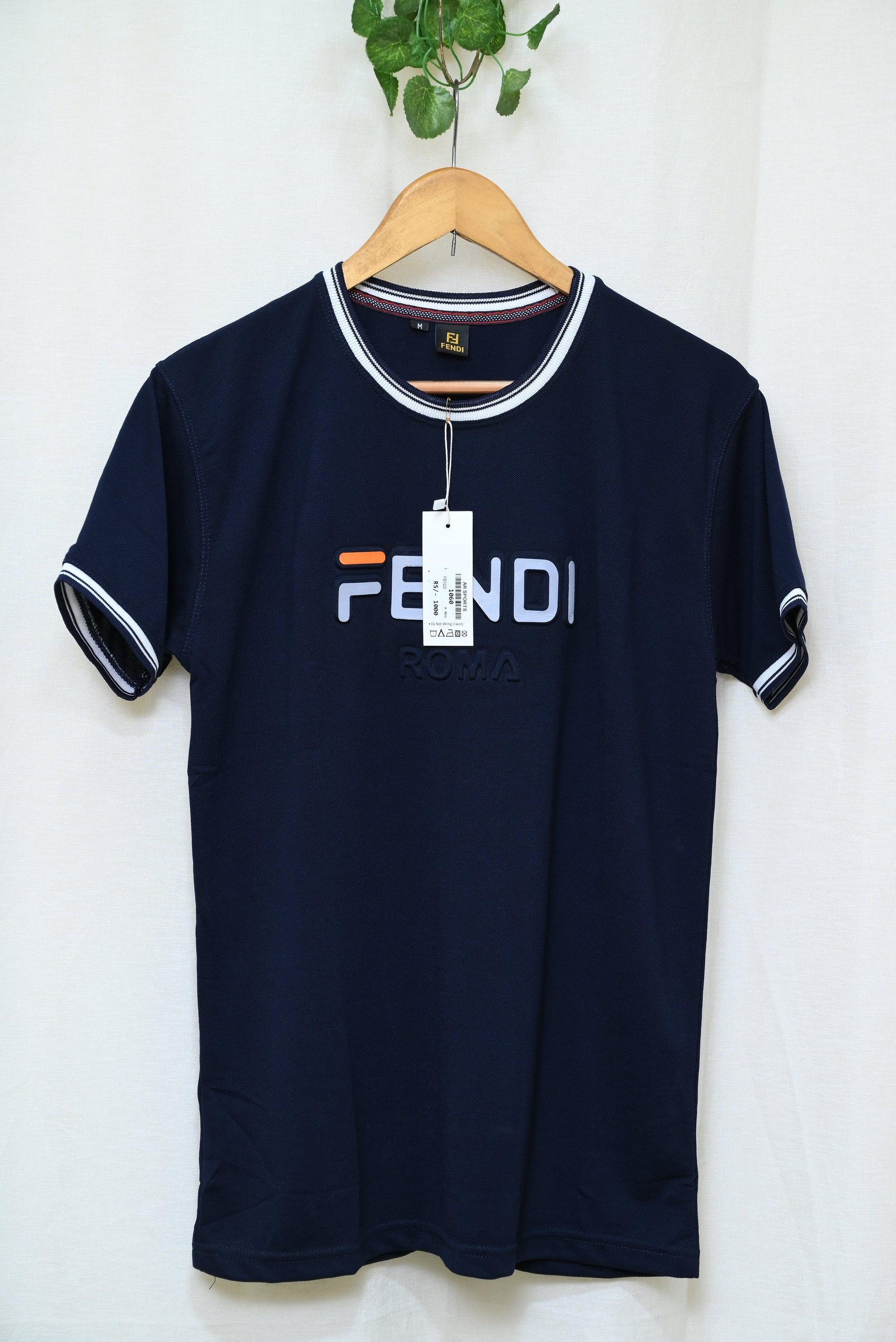 1060-Men’s Casual Printed Shirt – Custom Fit, Ribb Round Neck, Button-Up