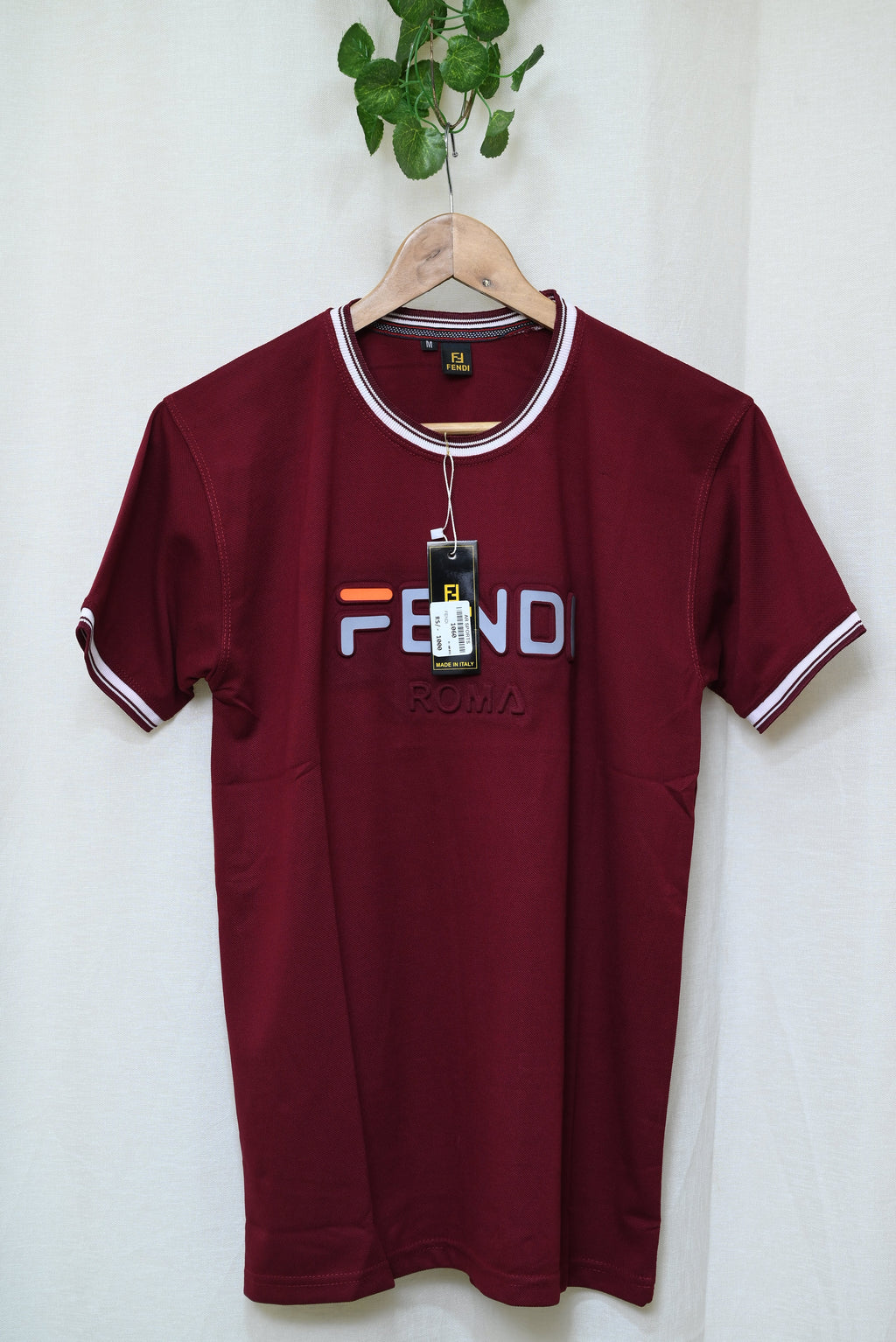 1060-Men’s Casual Printed Shirt – Custom Fit, Ribb Round Neck, Button-Up