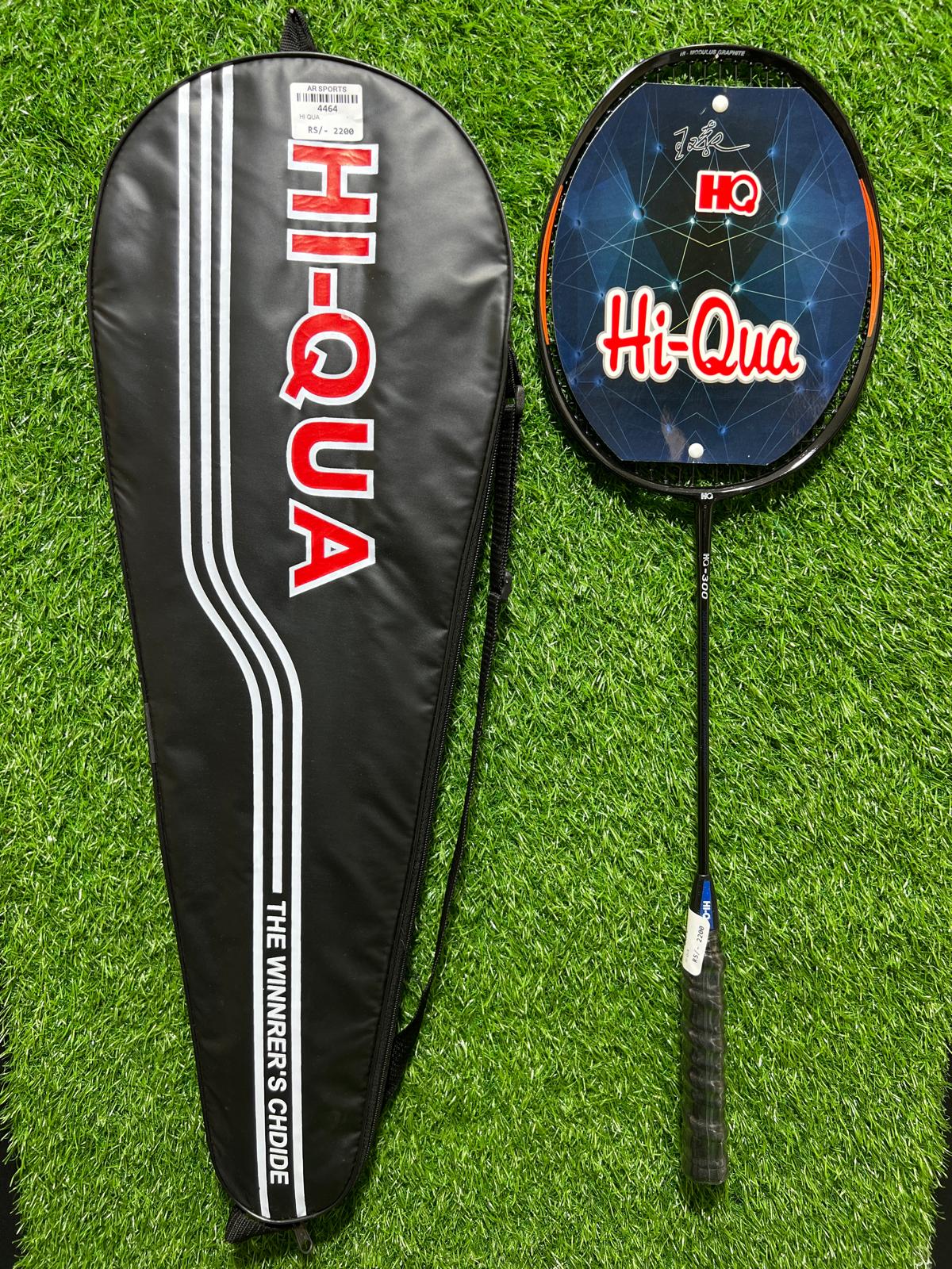 4464-Hi Qua Badminton Racket – Ultra-Lightweight, Head-Heavy Design for Aggressive Play