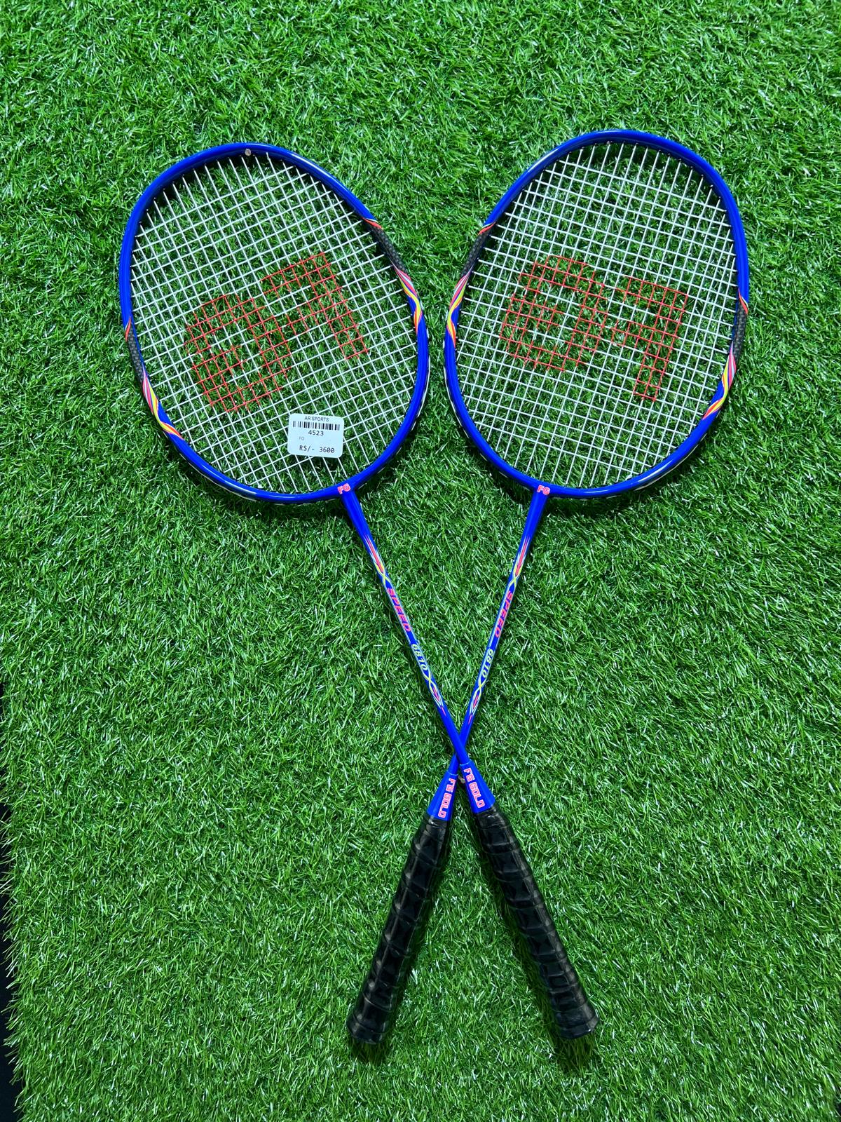 4523-FG Pro Badminton Racket – Head-Heavy, Built-in T-Joint & One-Piece Frame