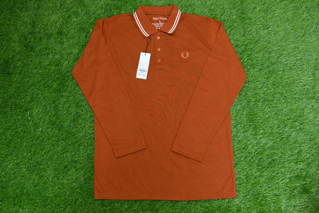 1111-Men’s Organic Cotton Jersey Button-Up Shirt – Classic Collar, Full Sleeve