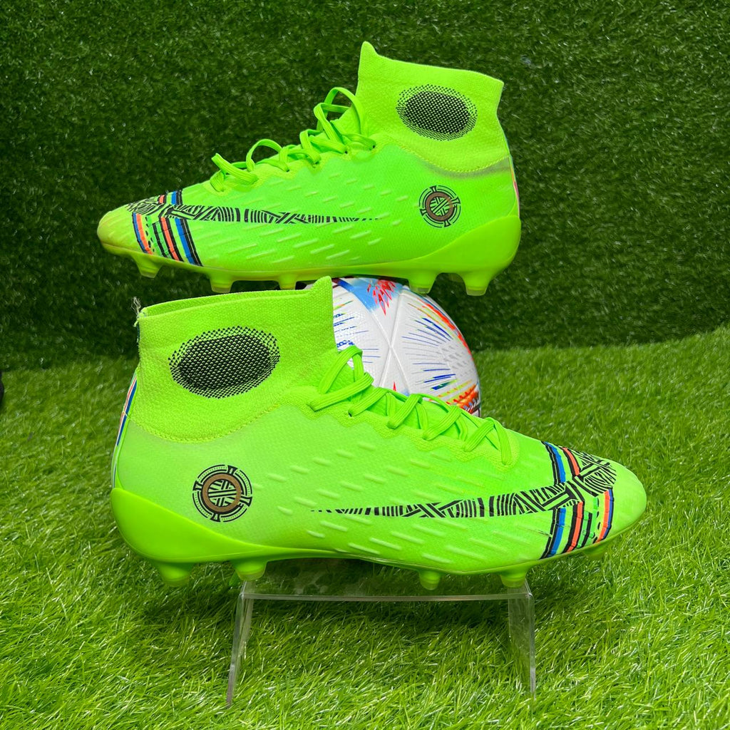 2320-Pro Football Cleats – Rigid Cage Support, Turf Grip, and Gelfoam Insole for Maximum Control