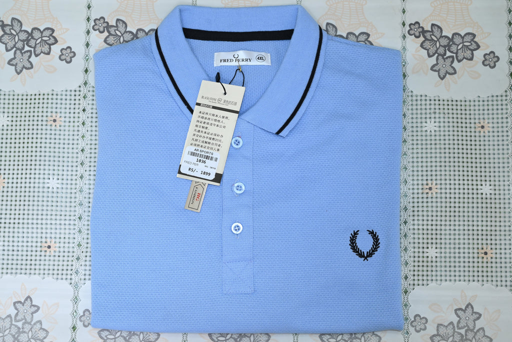 1036-Classic Custom Fit Cotton Shirt with Ribbed Collar & Button Front