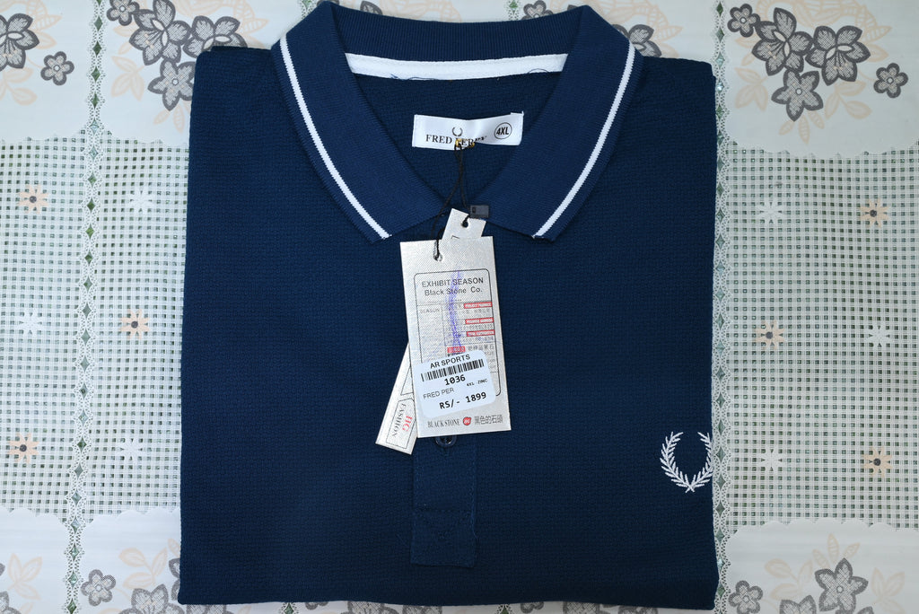 1036-Classic Custom Fit Cotton Shirt with Ribbed Collar & Button Front