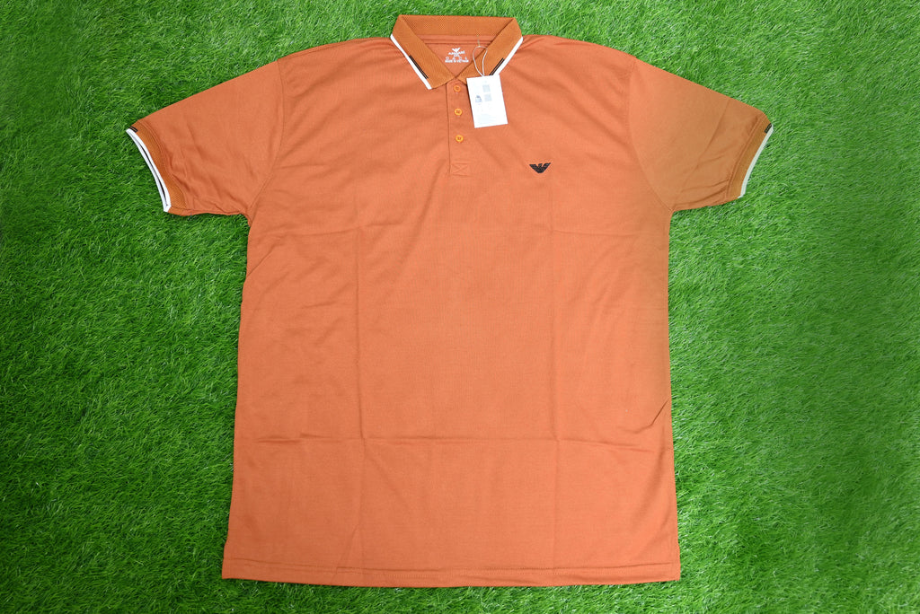 1061-Casual Meets Clean: Men’s Organic Cotton Half Sleeve Shirt