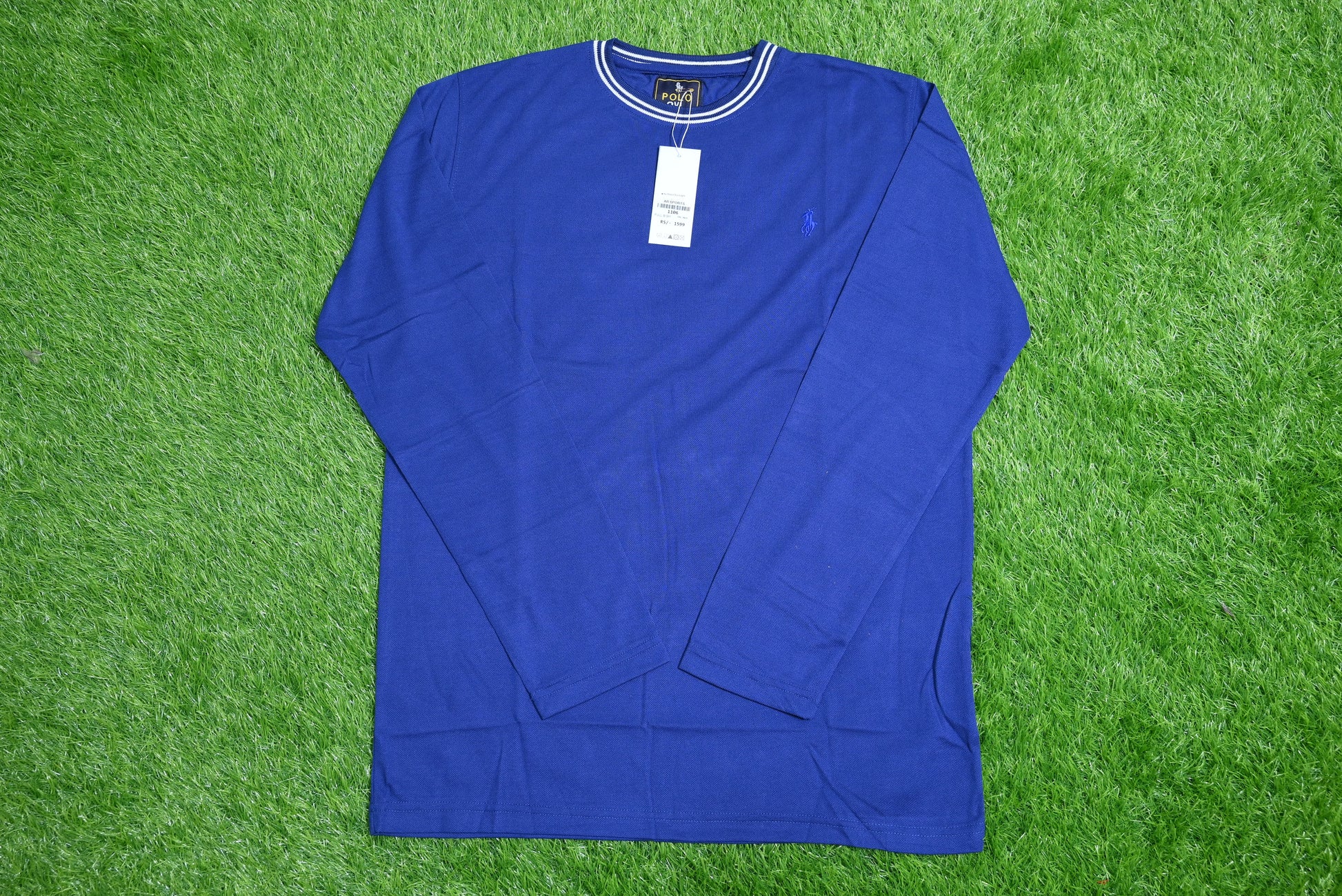 1106-Sustainable Style: Men’s Full Sleeve Organic Cotton Jersey Button-Up