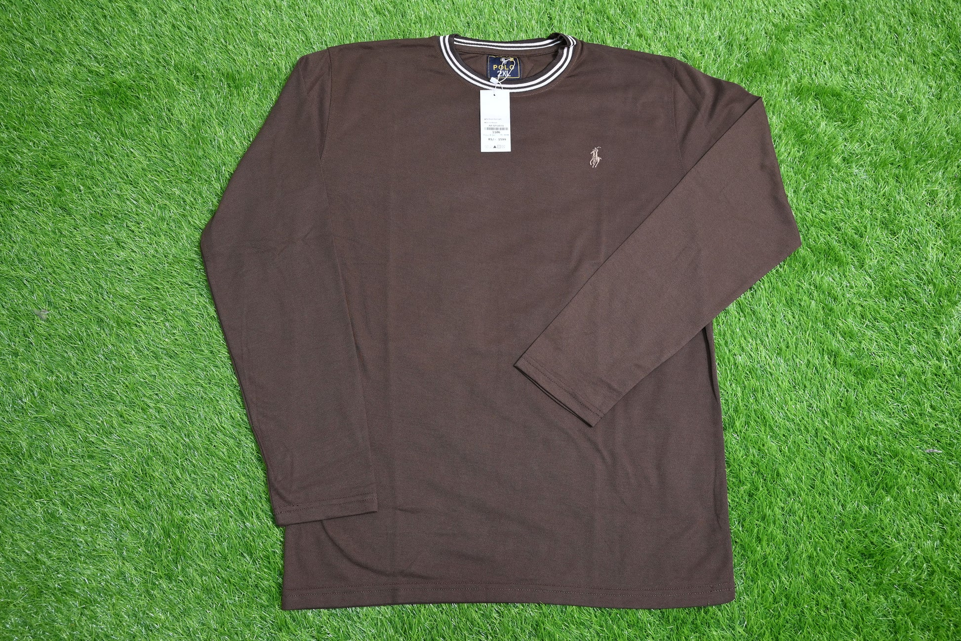 1106-Sustainable Style: Men’s Full Sleeve Organic Cotton Jersey Button-Up