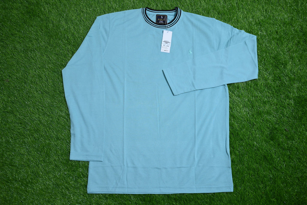 1106-Sustainable Style: Men’s Full Sleeve Organic Cotton Jersey Button-Up