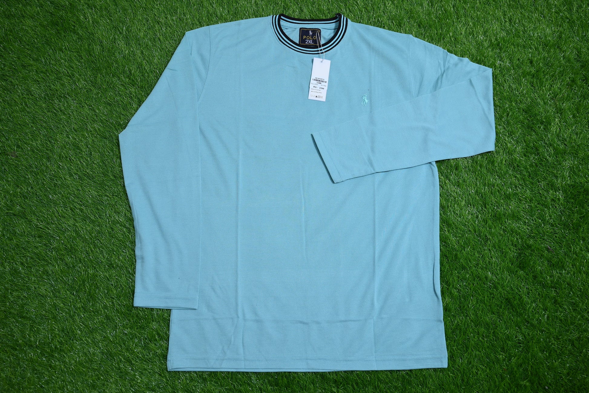 1106-Sustainable Style: Men’s Full Sleeve Organic Cotton Jersey Button-Up