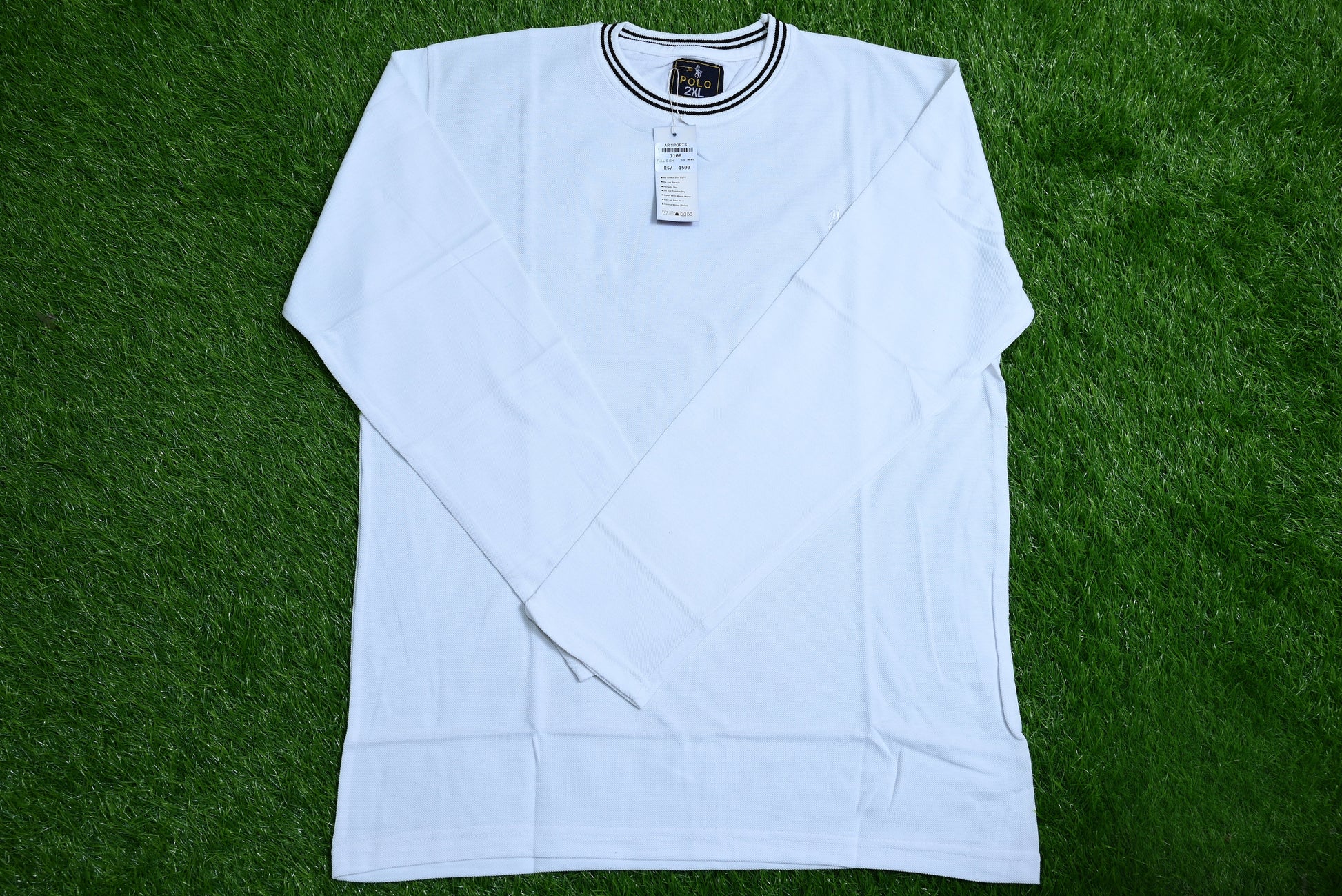 1106-Sustainable Style: Men’s Full Sleeve Organic Cotton Jersey Button-Up