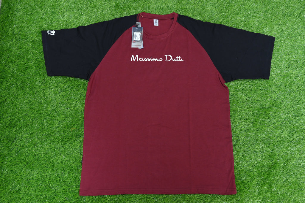 1034-Round Neck Half Sleeve Shirt for Men – Premium Cotton Comfort