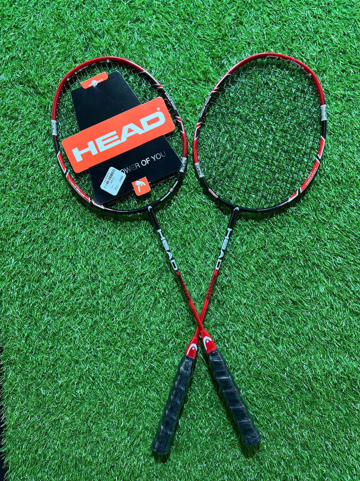 4517-HEAD Power Series Badminton Racket – 30lbs Tension, Isometric Frame, G5 Grip