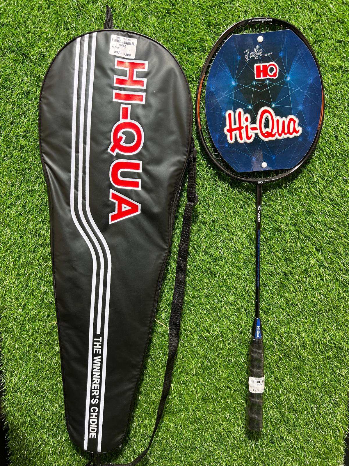 4464-Hi Qua Badminton Racket – Ultra-Lightweight, Head-Heavy Design for Aggressive Play