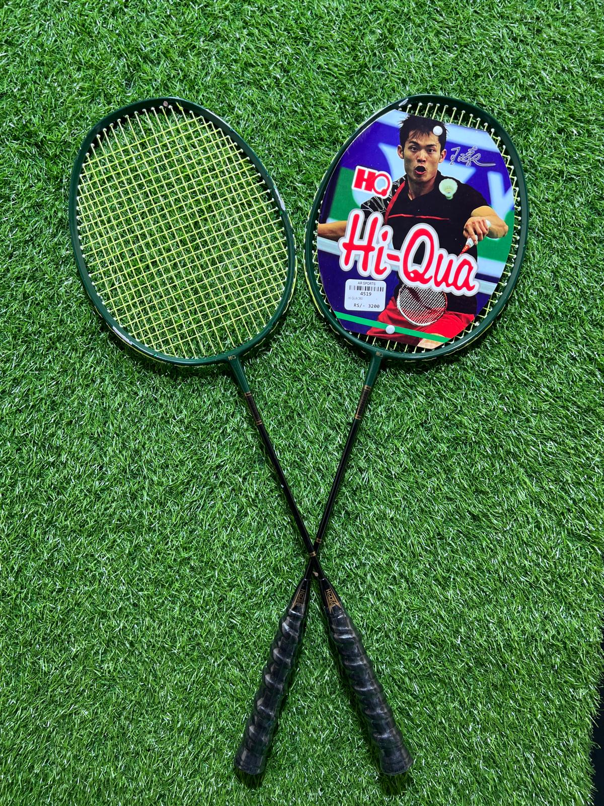 4519-Hi-Qua 360 Badminton Racket – High Modulus Carbon, 30lbs Max Tension, Power Play