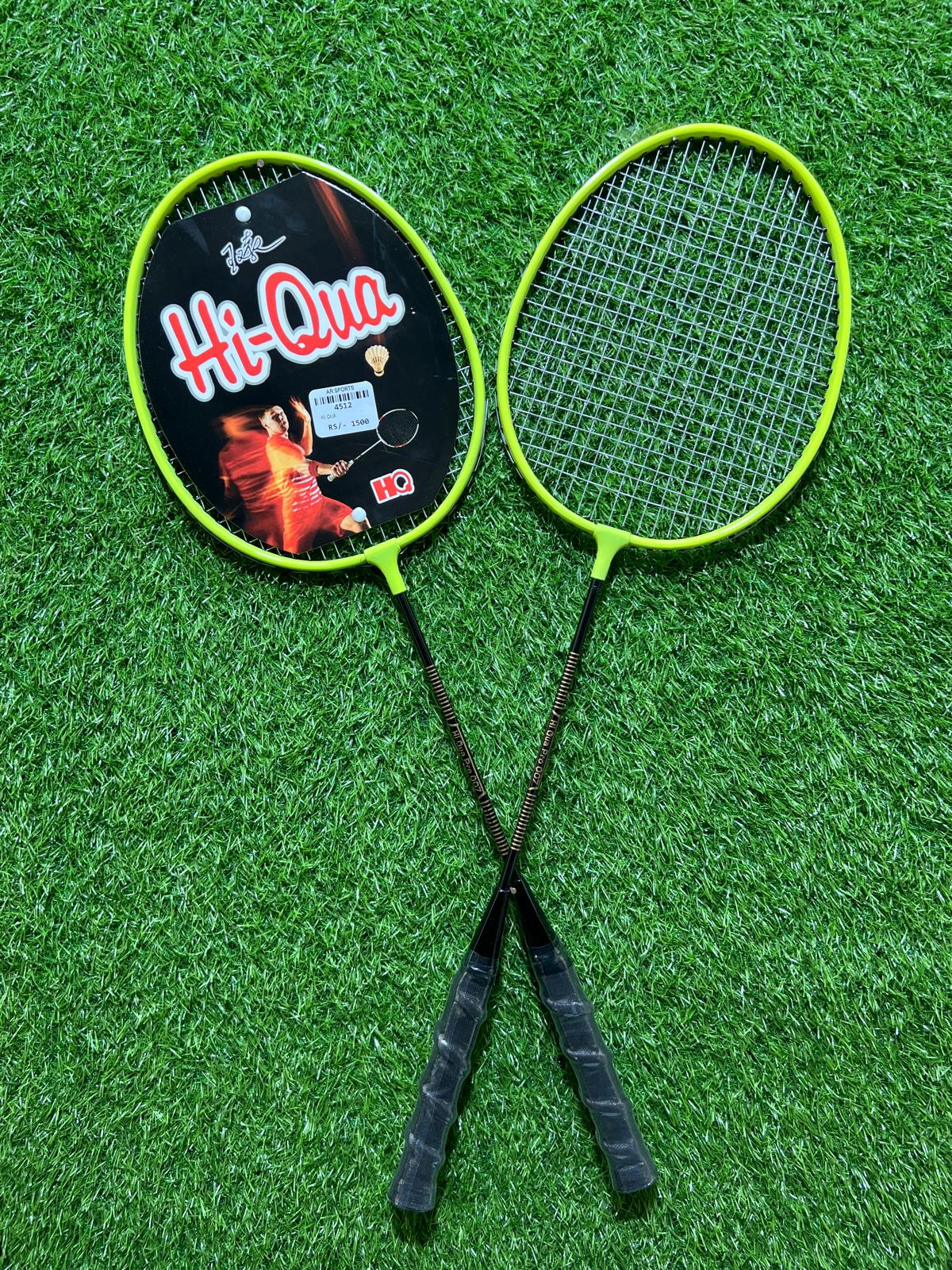 4512-Hi-Qua – Lightweight Badminton Racket with Isometric Head & 30lbs Tension
