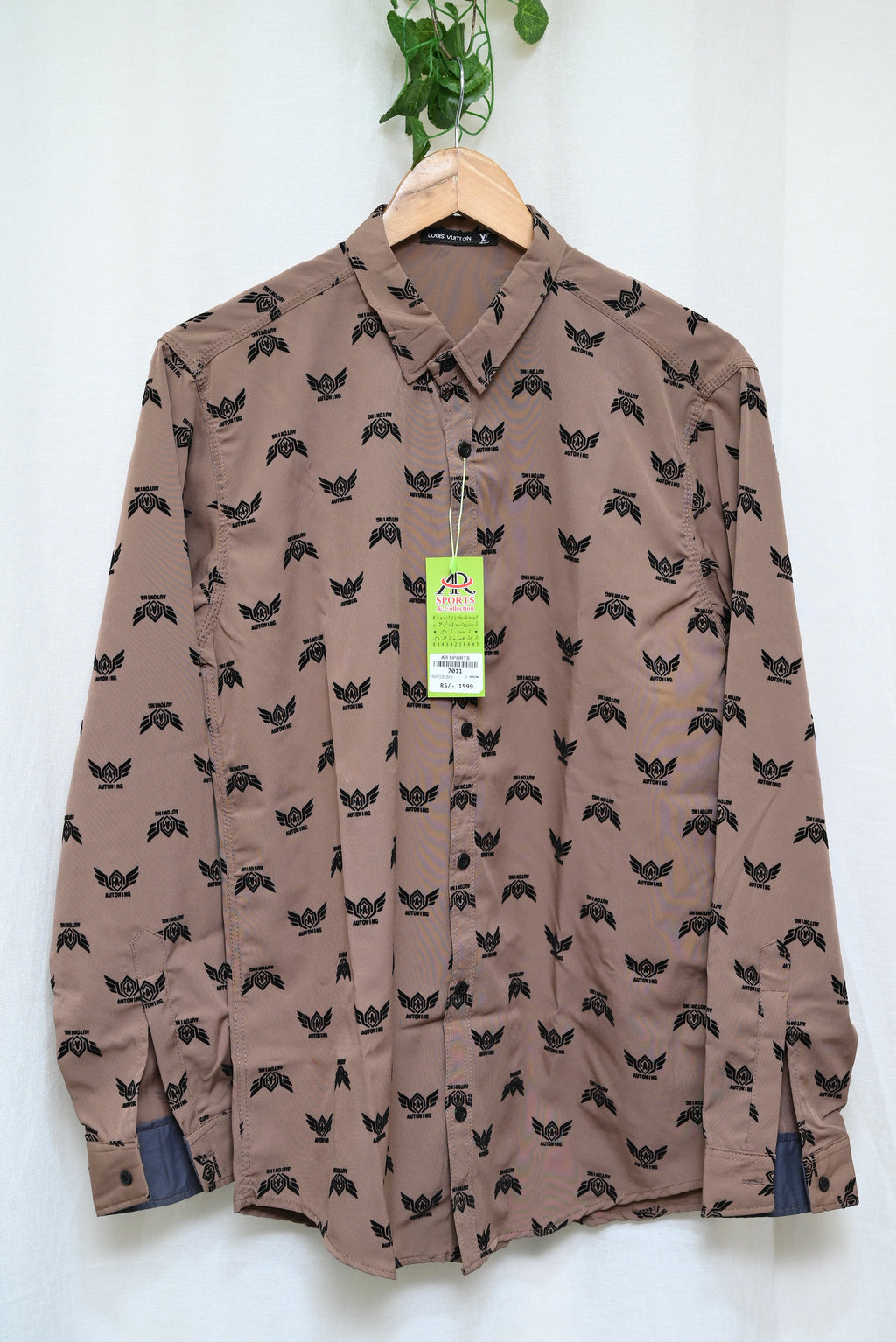 7011-Stretchable Printed Casual Shirt for Men – Smart Fit