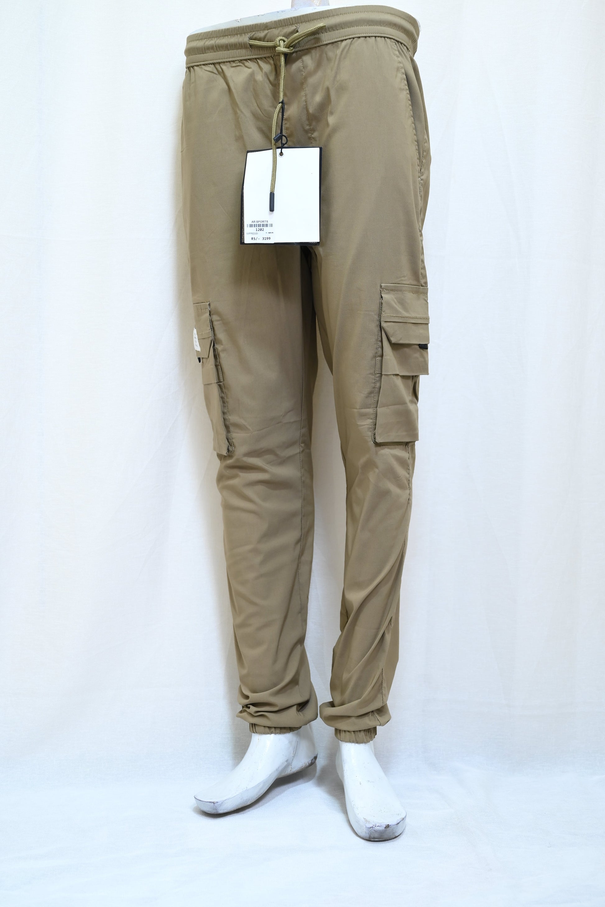 1202-Cargo Pants for Men – Modern Slim Cut with Utility Pockets