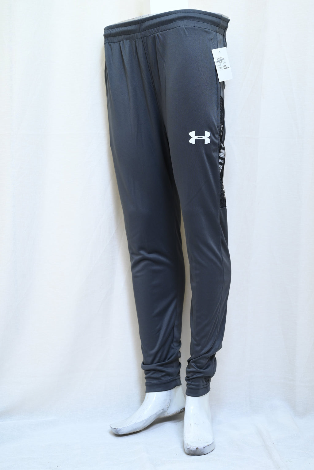 1257-Fine Interlock Regular Slim Fit Pants – Elastic Waist & Zip Pockets