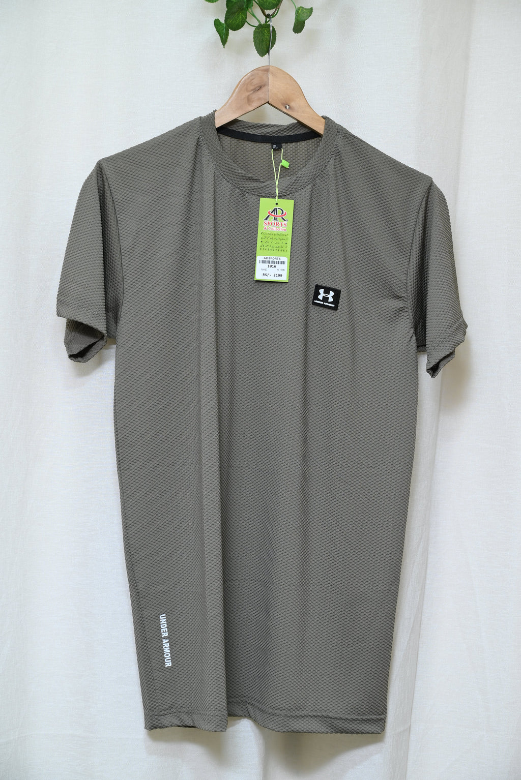 1016-Smart Fit Button-Up Shirt for Men – Small Logo, Stretch Fabric, Comfortable