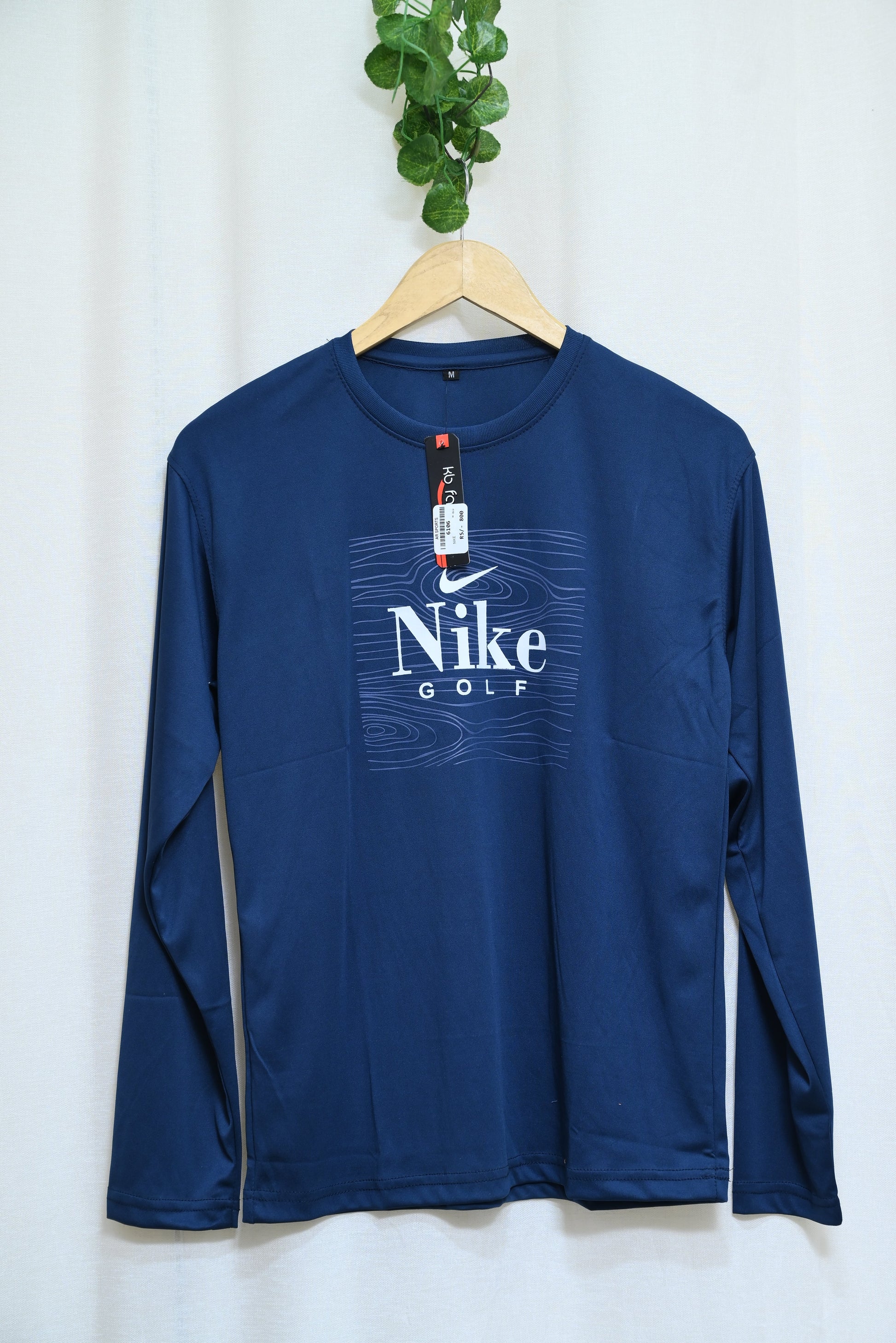 6106-Nike Men’s Full Sleeve Performance Shirt – Dri-FIT Comfort, Athletic Fit & Everyday Style