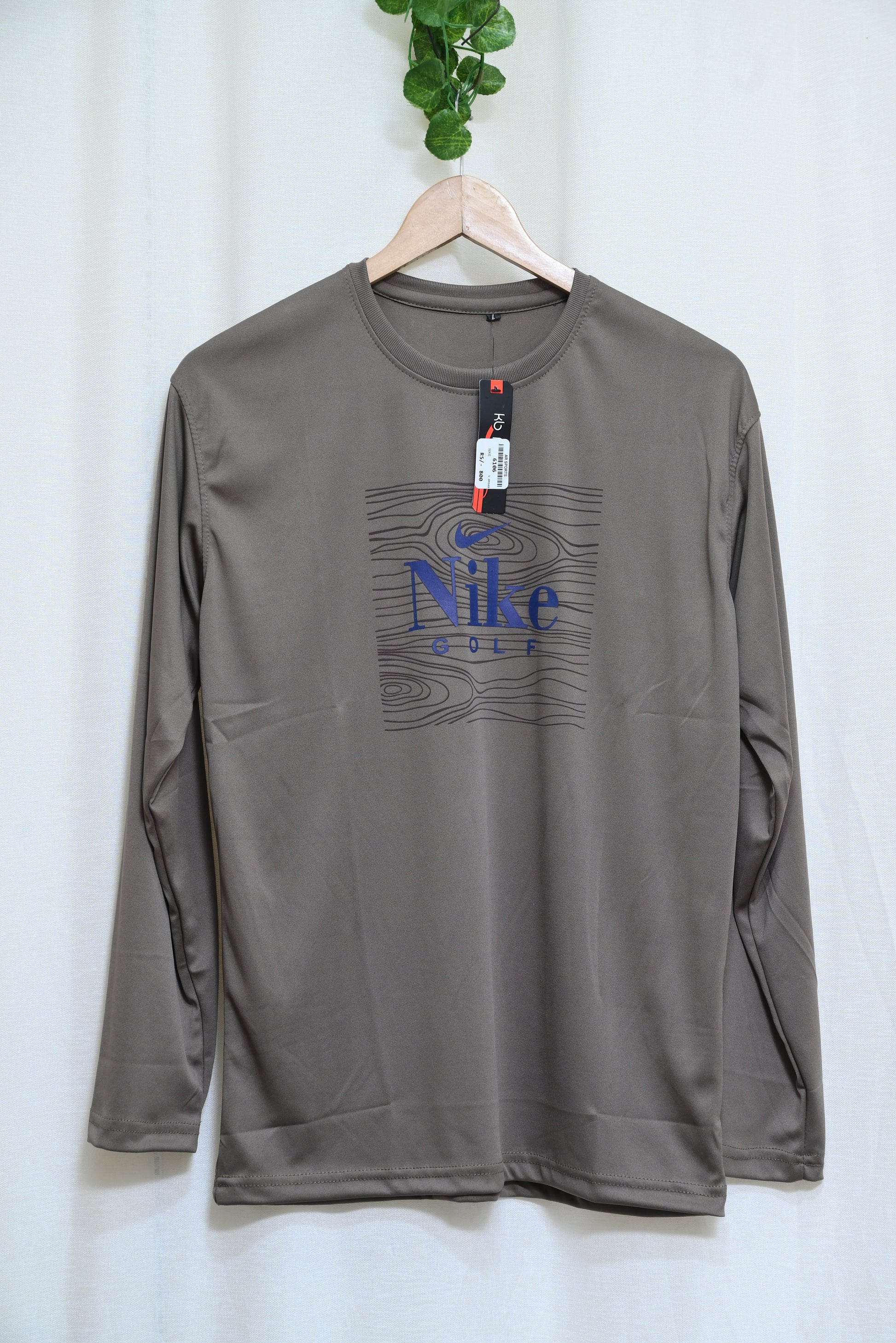 6106-Nike Men’s Full Sleeve Performance Shirt – Dri-FIT Comfort, Athletic Fit & Everyday Style